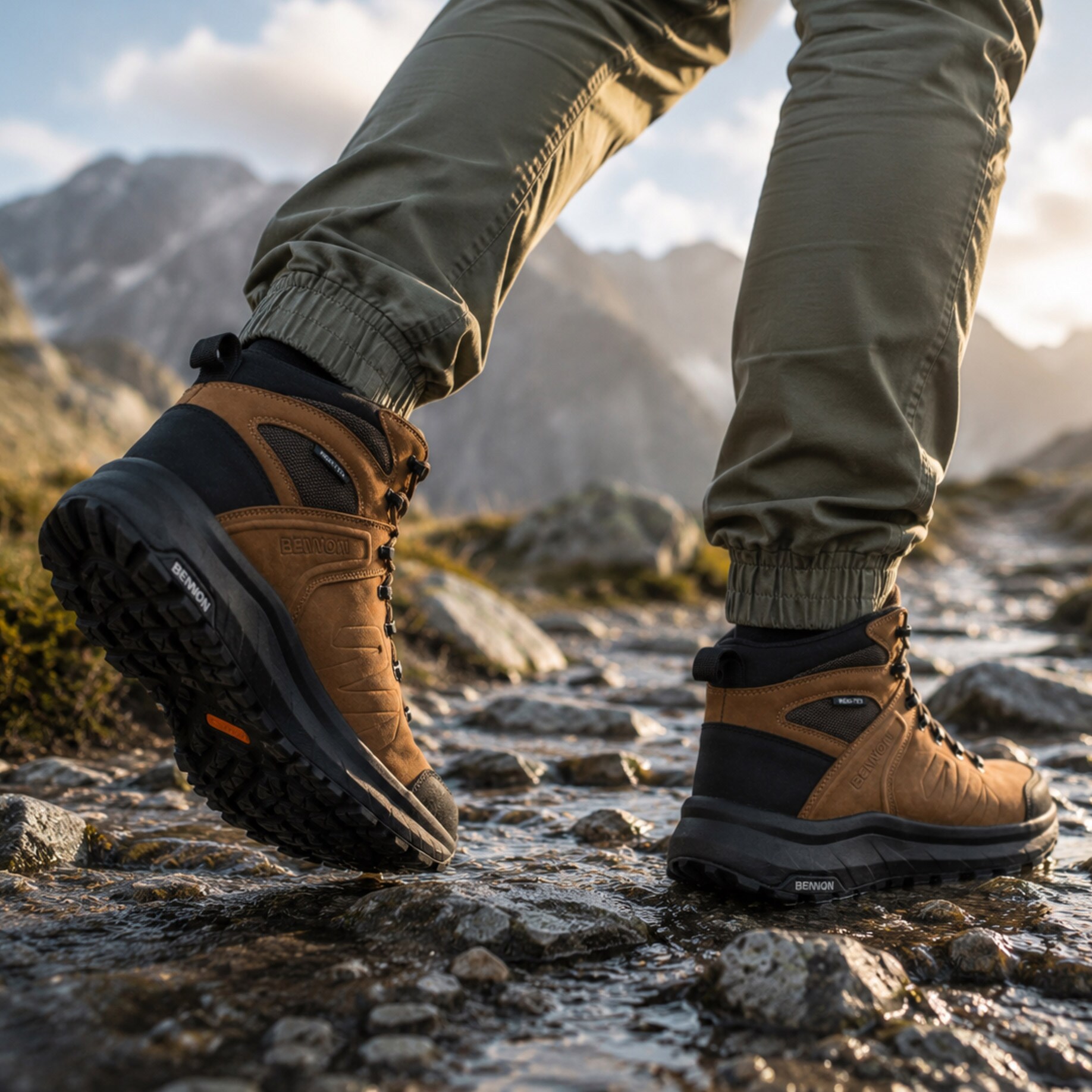 Bennon Terenno Barefoot+ 06 Mid Boots - Brown