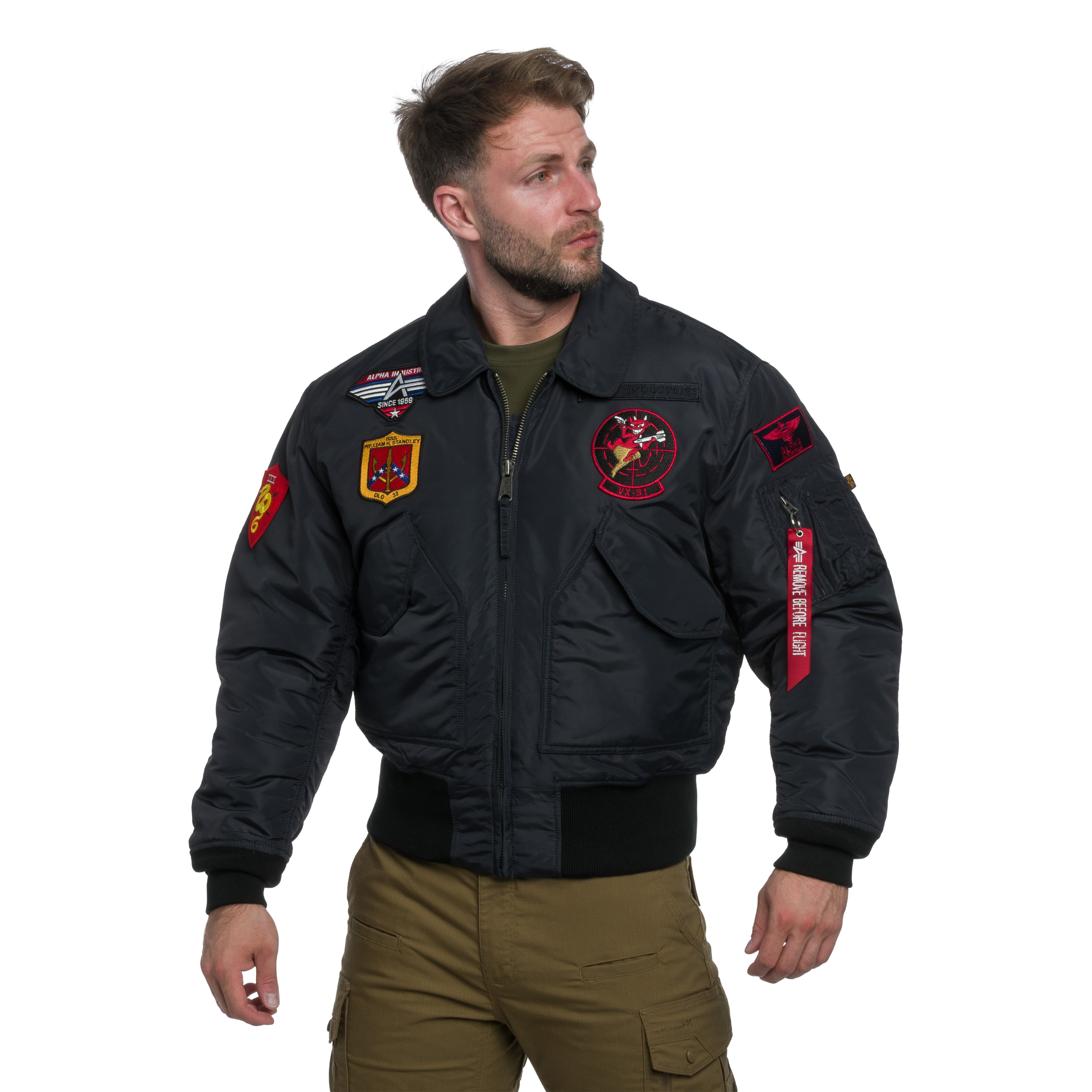Alpha Industries CWU 45P Devils Brigade Jacket - Iron Grey