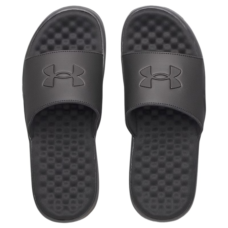 Under Armour Ignite Pro 8 Fixed Strap Slides - Black