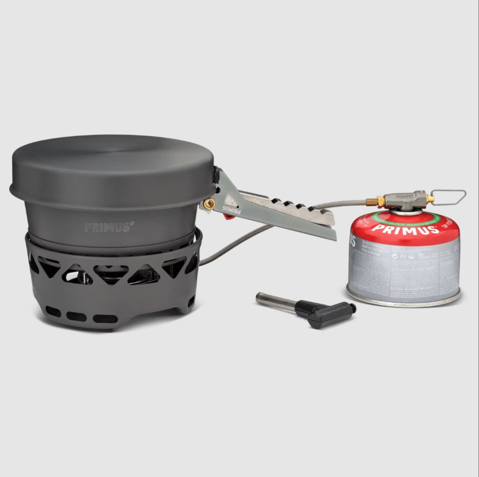 Primus PrimeTech Stove Set II Camping Cooking Set with pot 1.3 l and frying pan