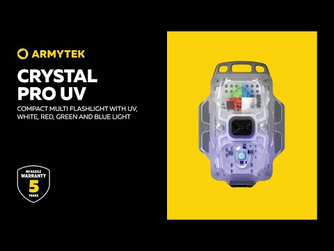Armytek Crystal Pro UV Blue Torch 200 Lumens