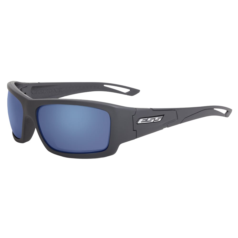 ESS Credence Tactical Glasses - Dark Gray/Mirrored Blue