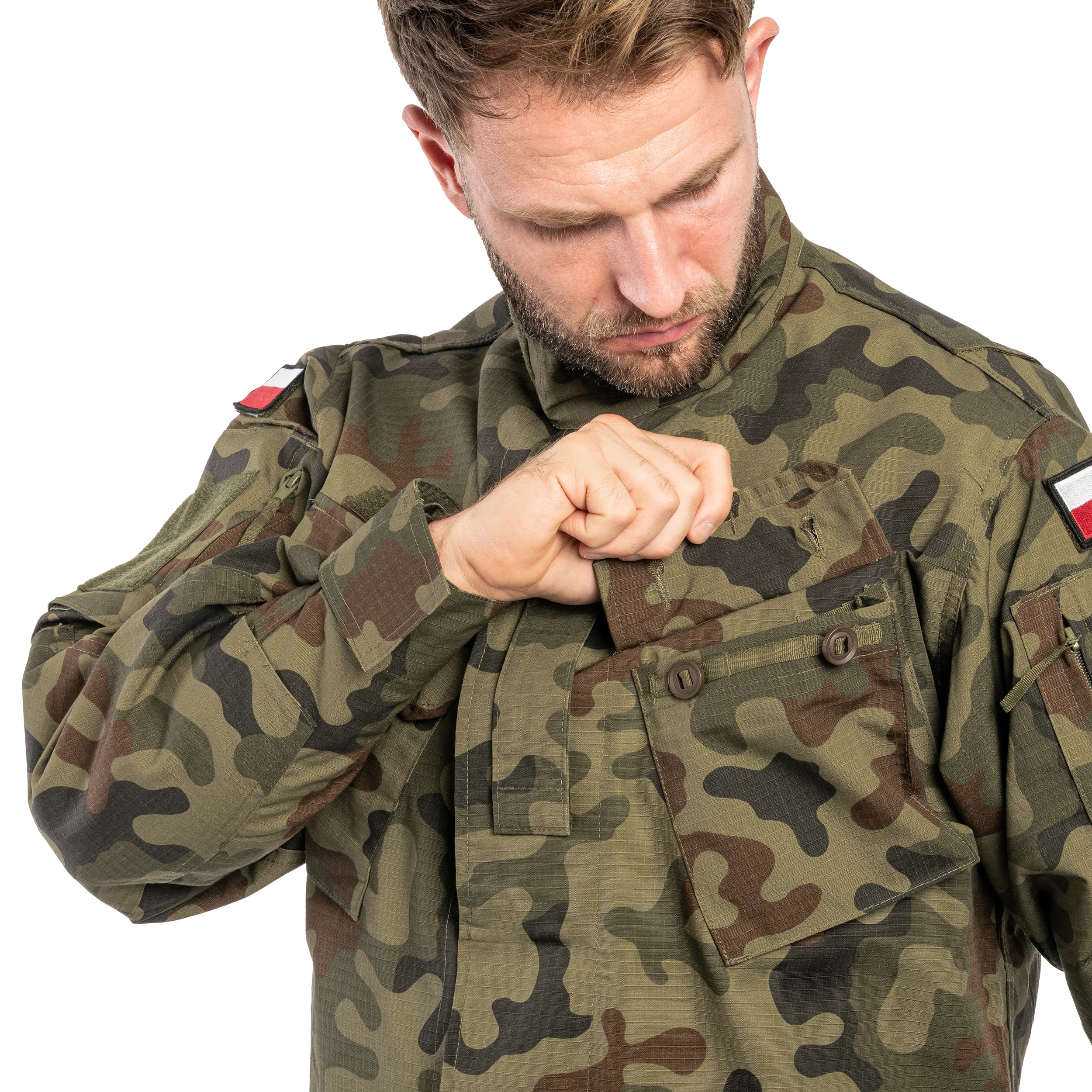 MaxPro-Tech WZ 2019 Rip-Stop Uniform Shirt - wz.93 Pantera PL Woodland