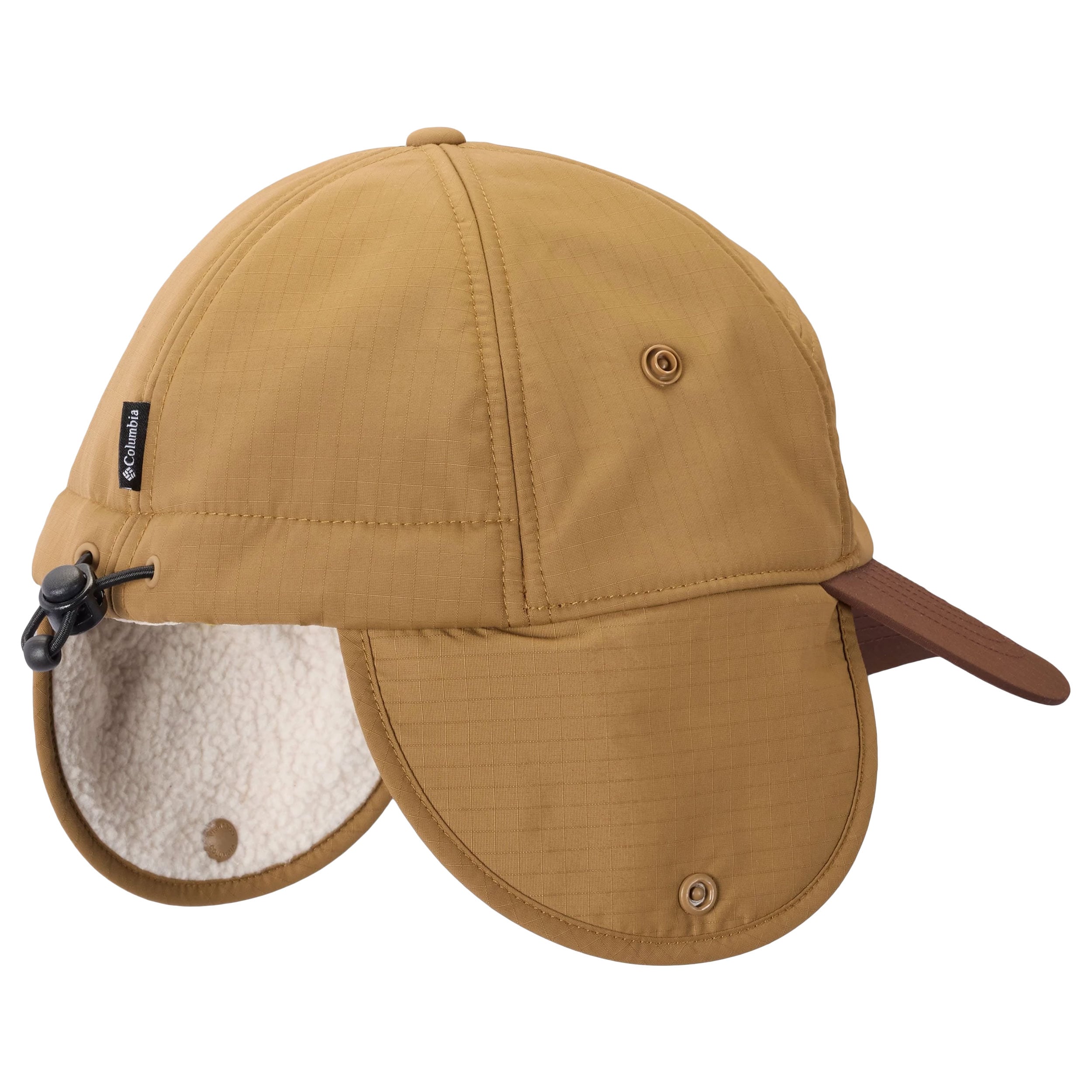 Columbia Landroamer Ear Flap Hat - Delta Tobacco/Working Badge