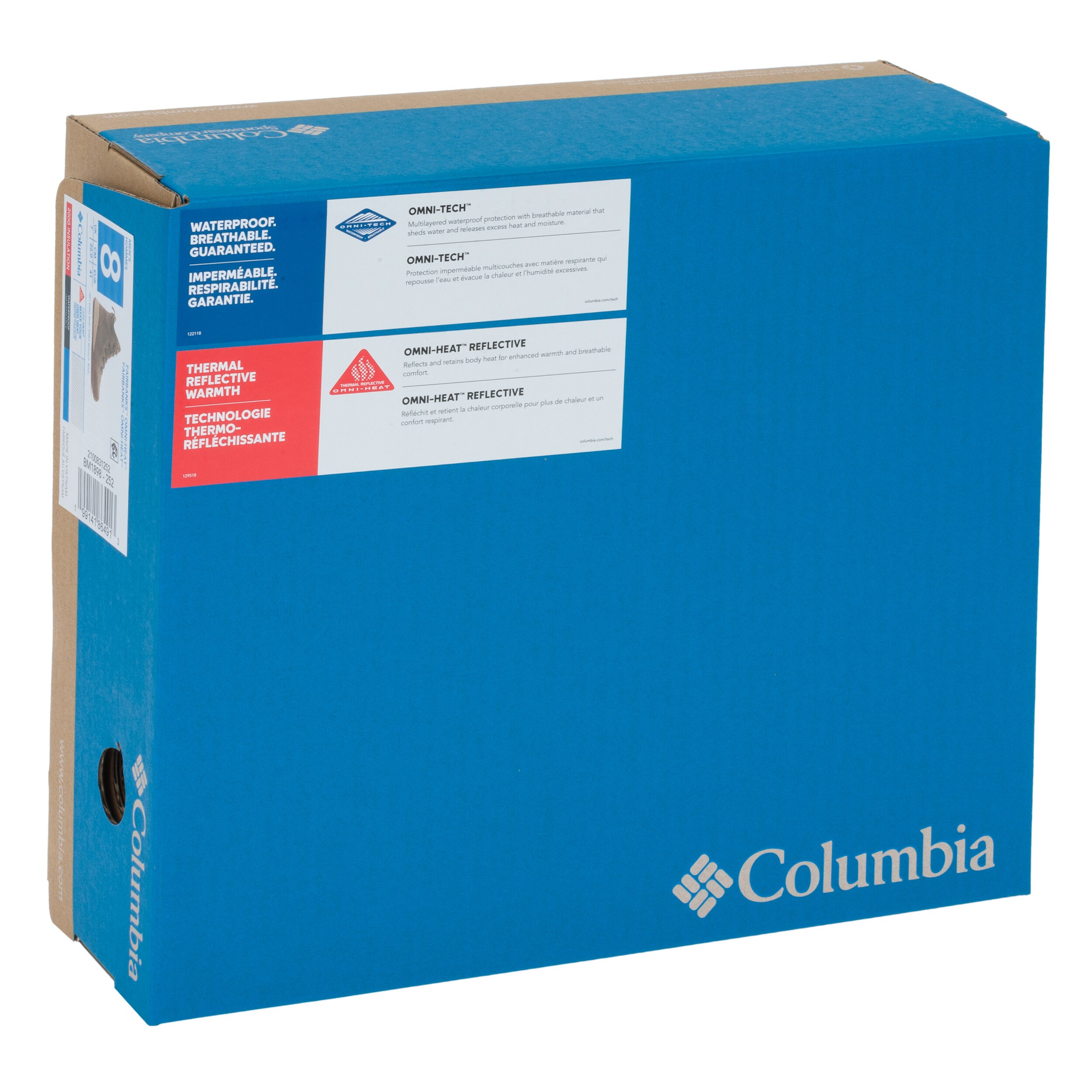 Columbia Fairbanks II Omni-Heat Waterproof Winter Boots - Wet Sand/Mud