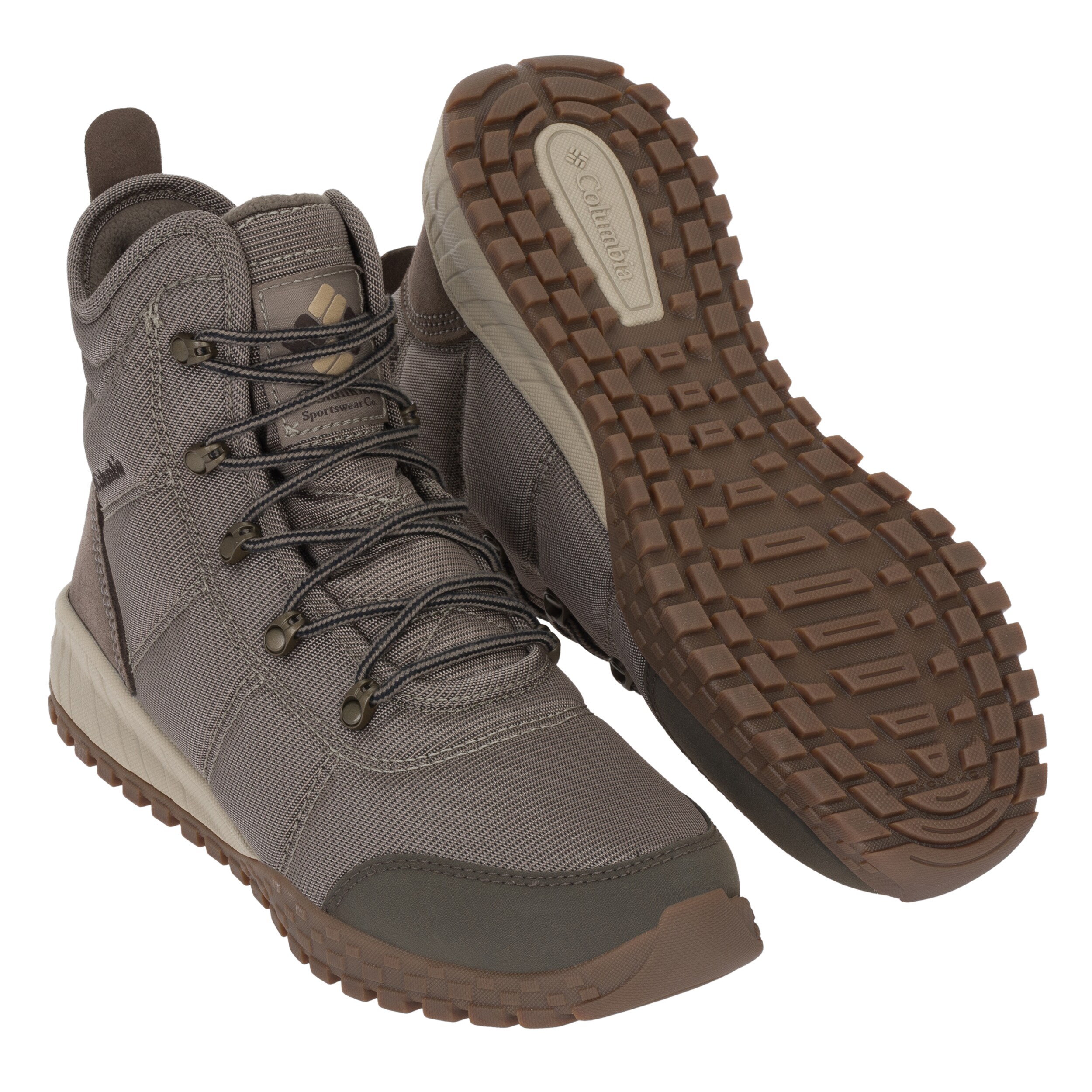 Columbia Fairbanks II Omni-Heat Waterproof Winter Boots - Wet Sand/Mud
