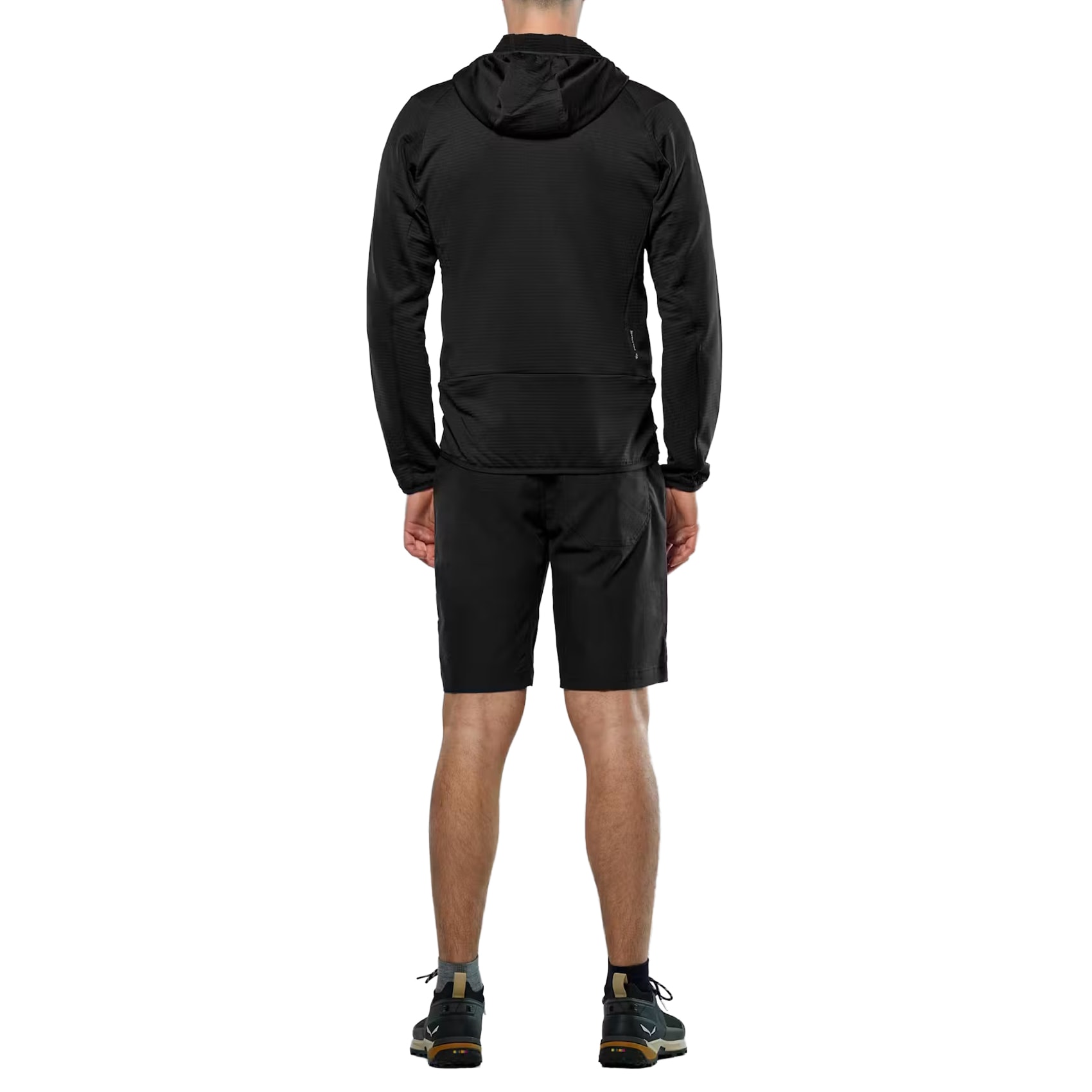 Salewa Puez Altavia Polarlite Hooded Fleece Hoodie - Black Out