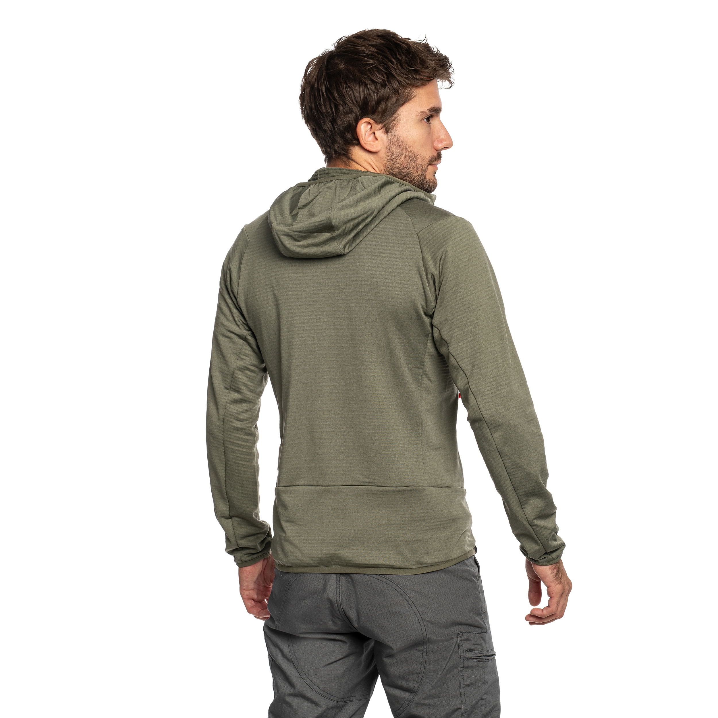 Salewa Puez Altavia Polarlite Hooded Fleece - Faded Green