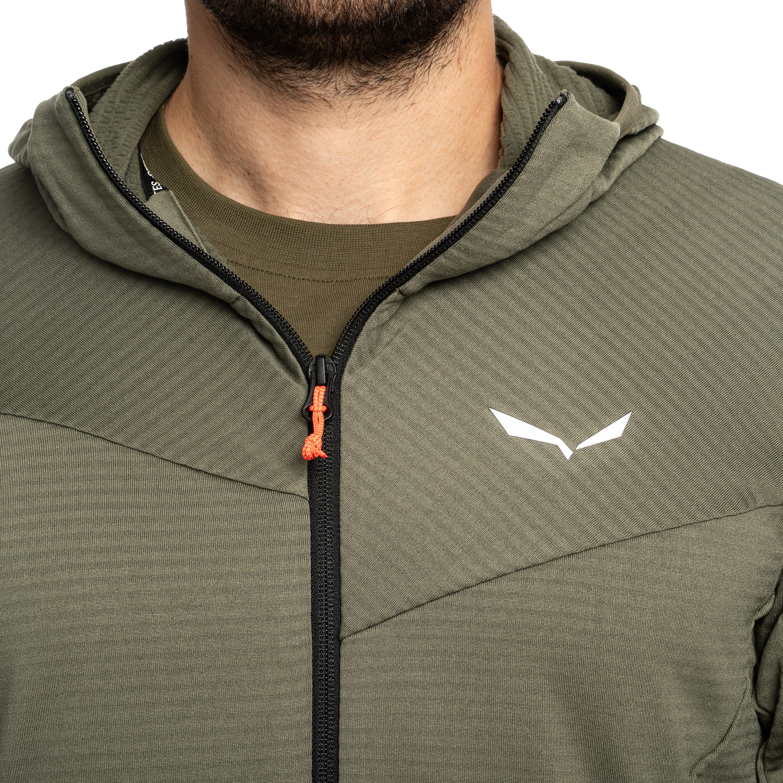 Salewa Puez Altavia Polarlite Hooded Fleece - Faded Green