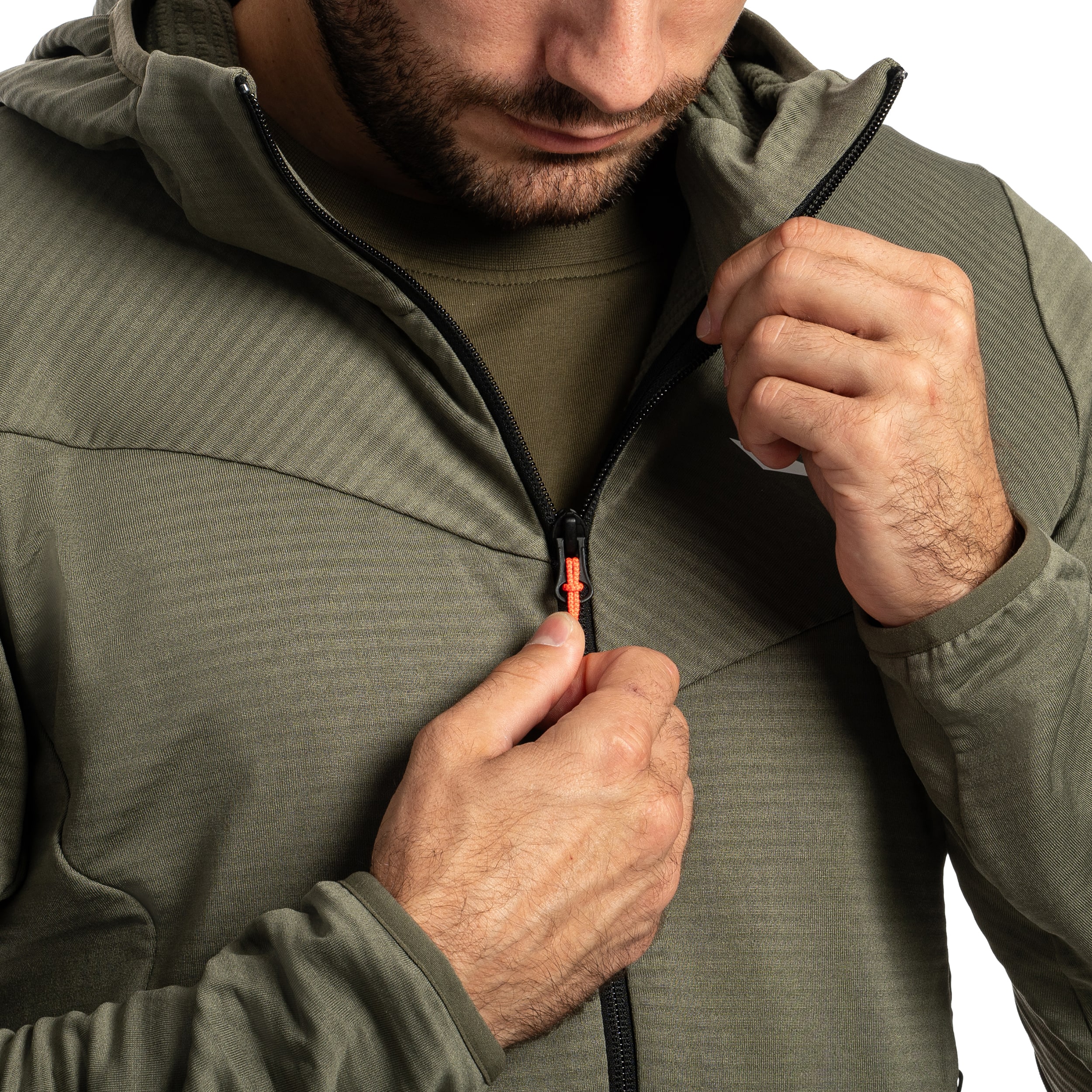 Salewa Puez Altavia Polarlite Hooded Fleece - Faded Green