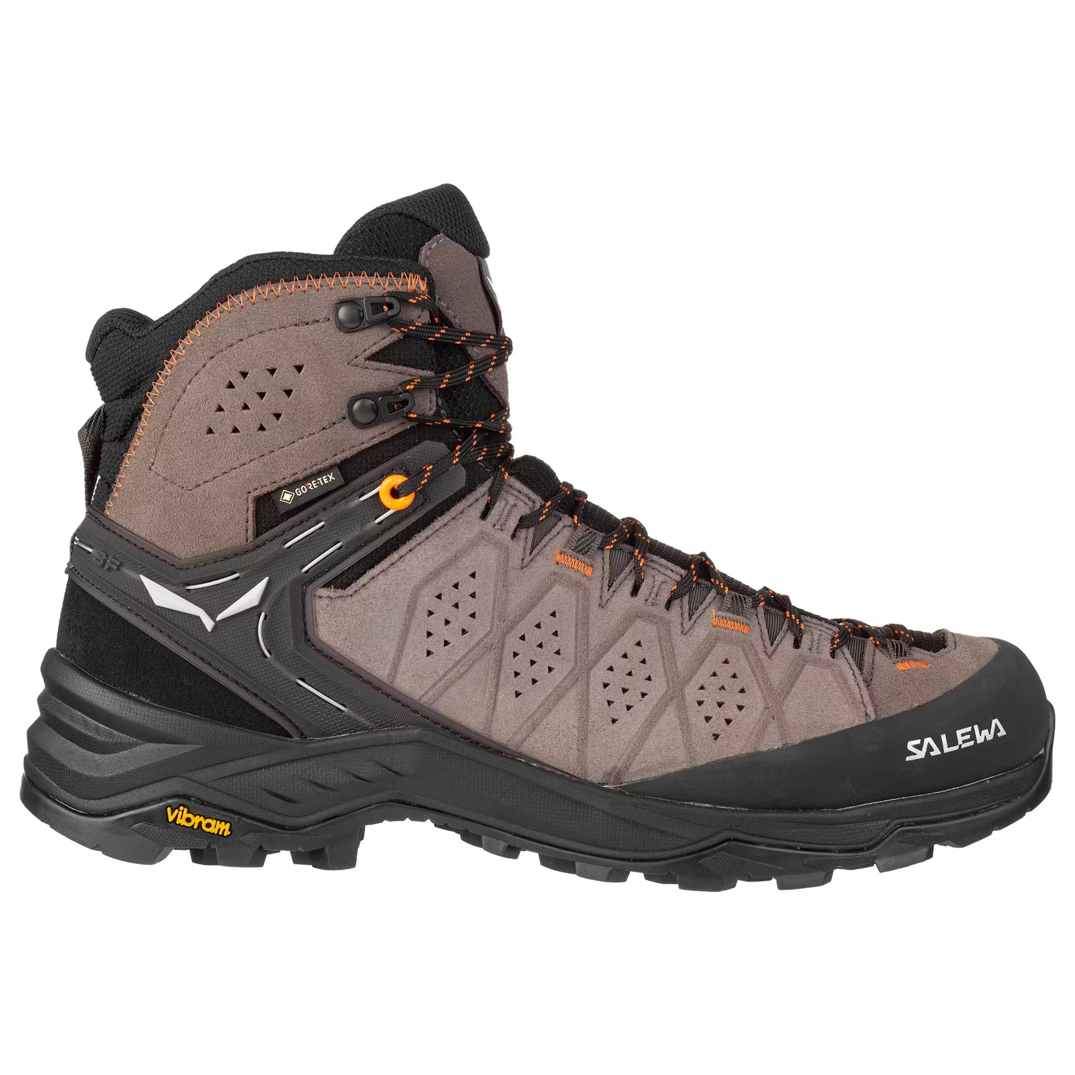 Salewa Alp Trainer 2 MID Gore-Tex Shoes - Wallnut/Fluo Orange
