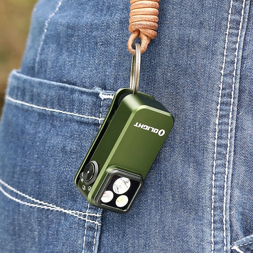 Olight Oclip Pro Flashlight 500 Lumens - OD Green