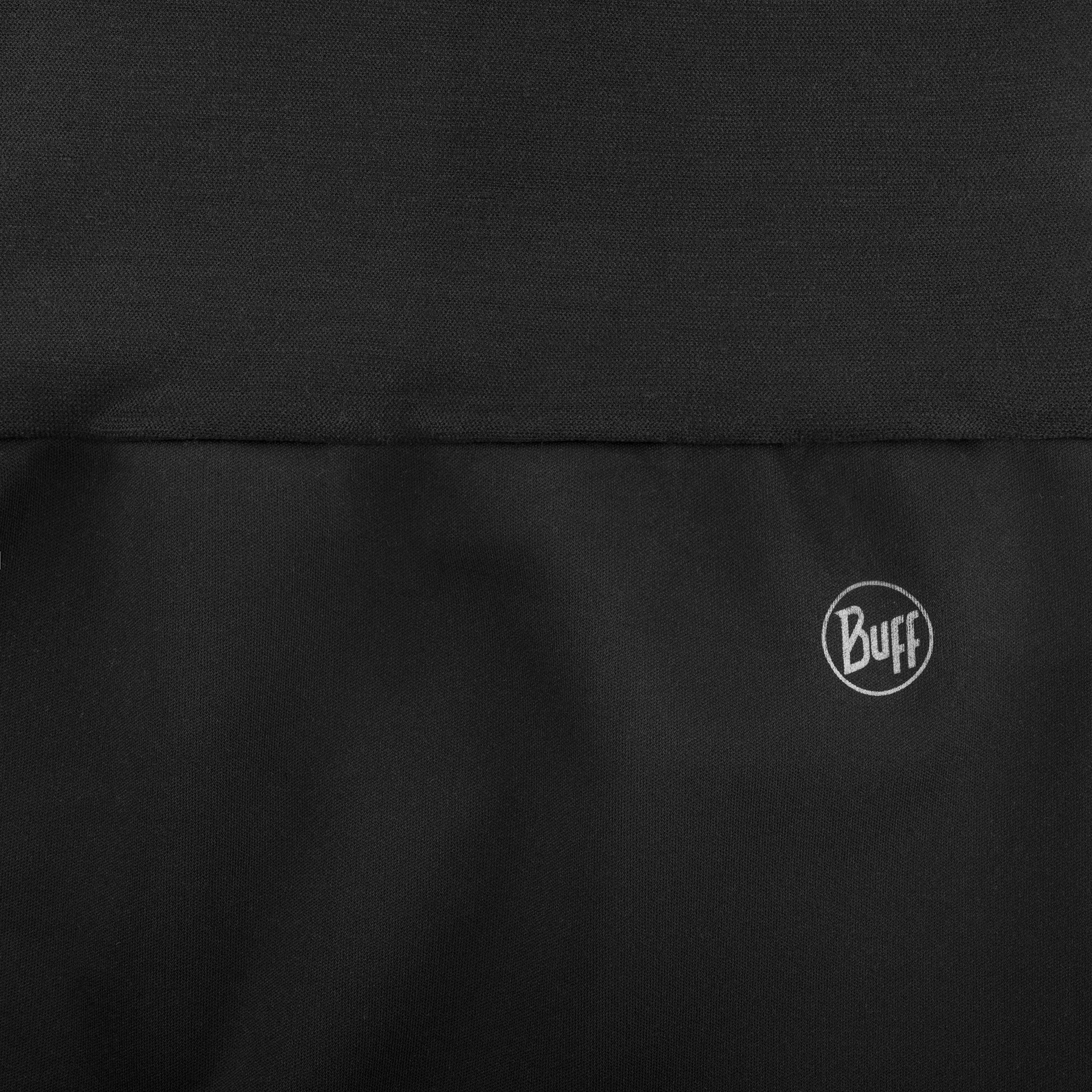 Buff Windproof Solid Protective Neckwear - Black