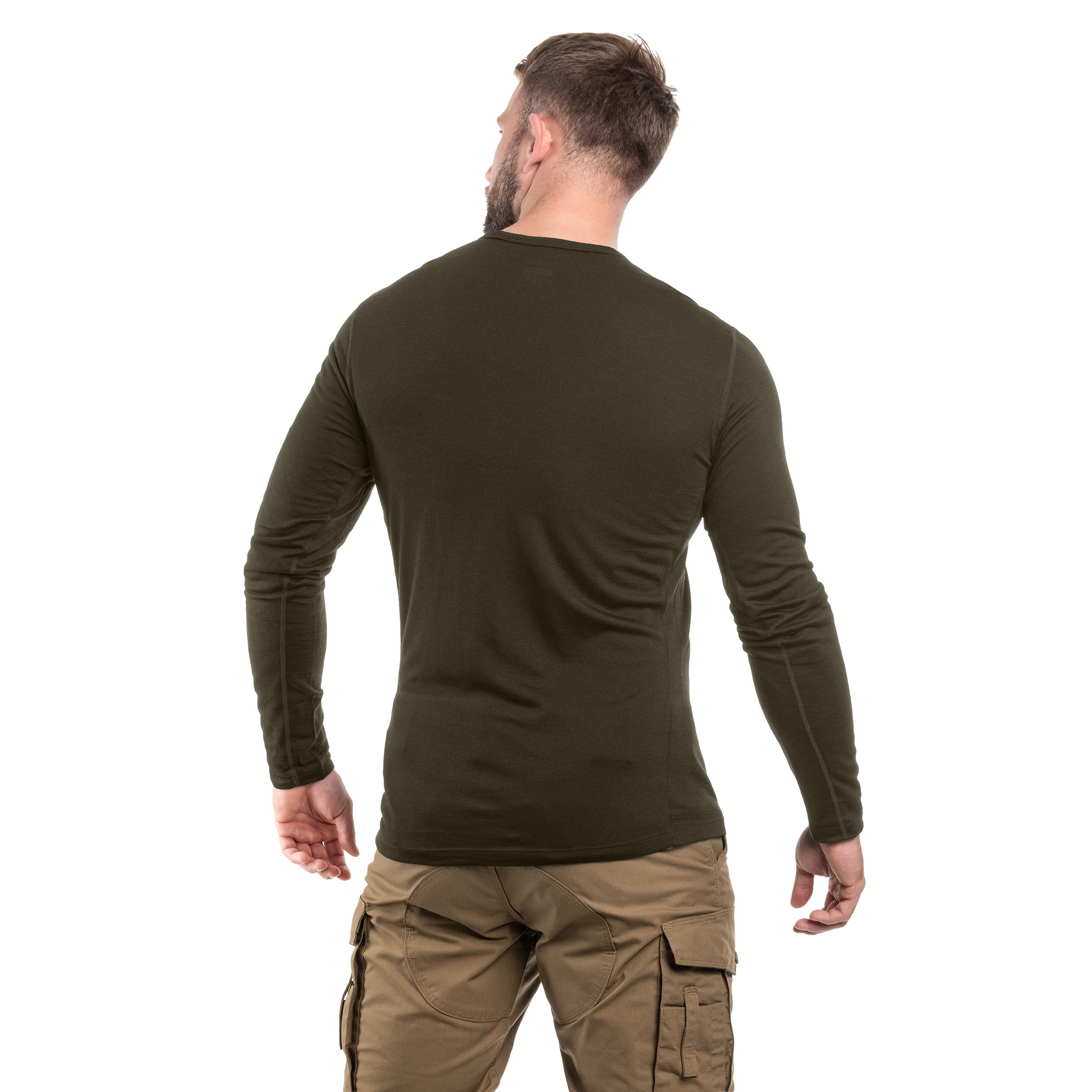 Icebreaker Merino 200 Oasis Crewe Thermal Shirt - Dark Loden