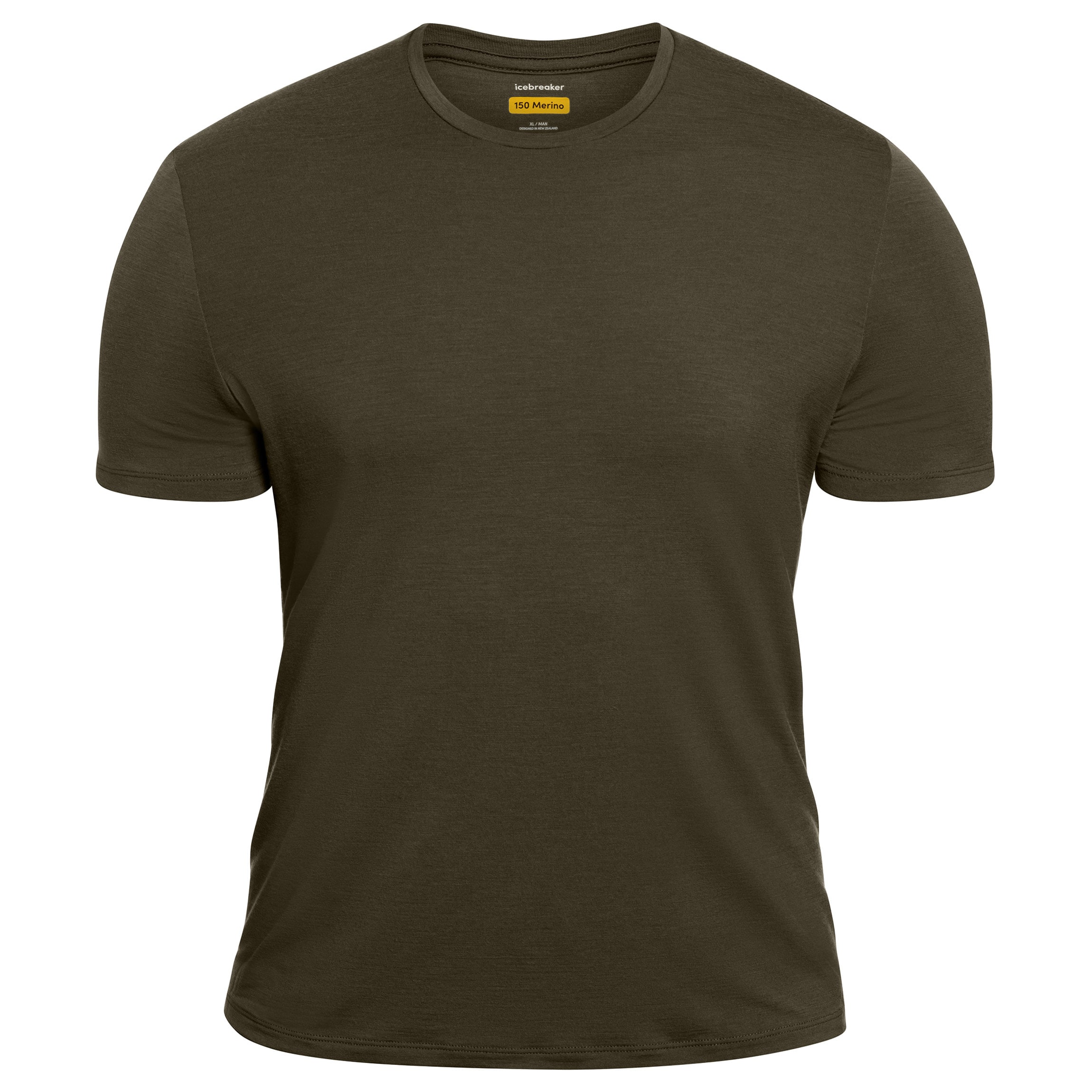 Icebreaker Merino 150 Anatomica Short Sleeve Crew T-Shirt - Dark Loden