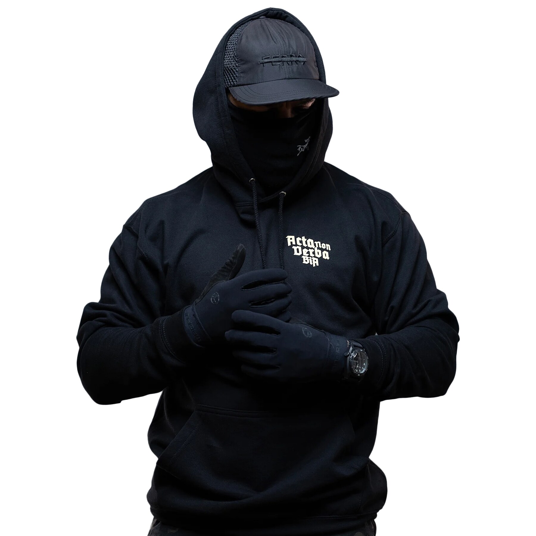 Brothers in Arms Acta Non Verba Hoodie - Black