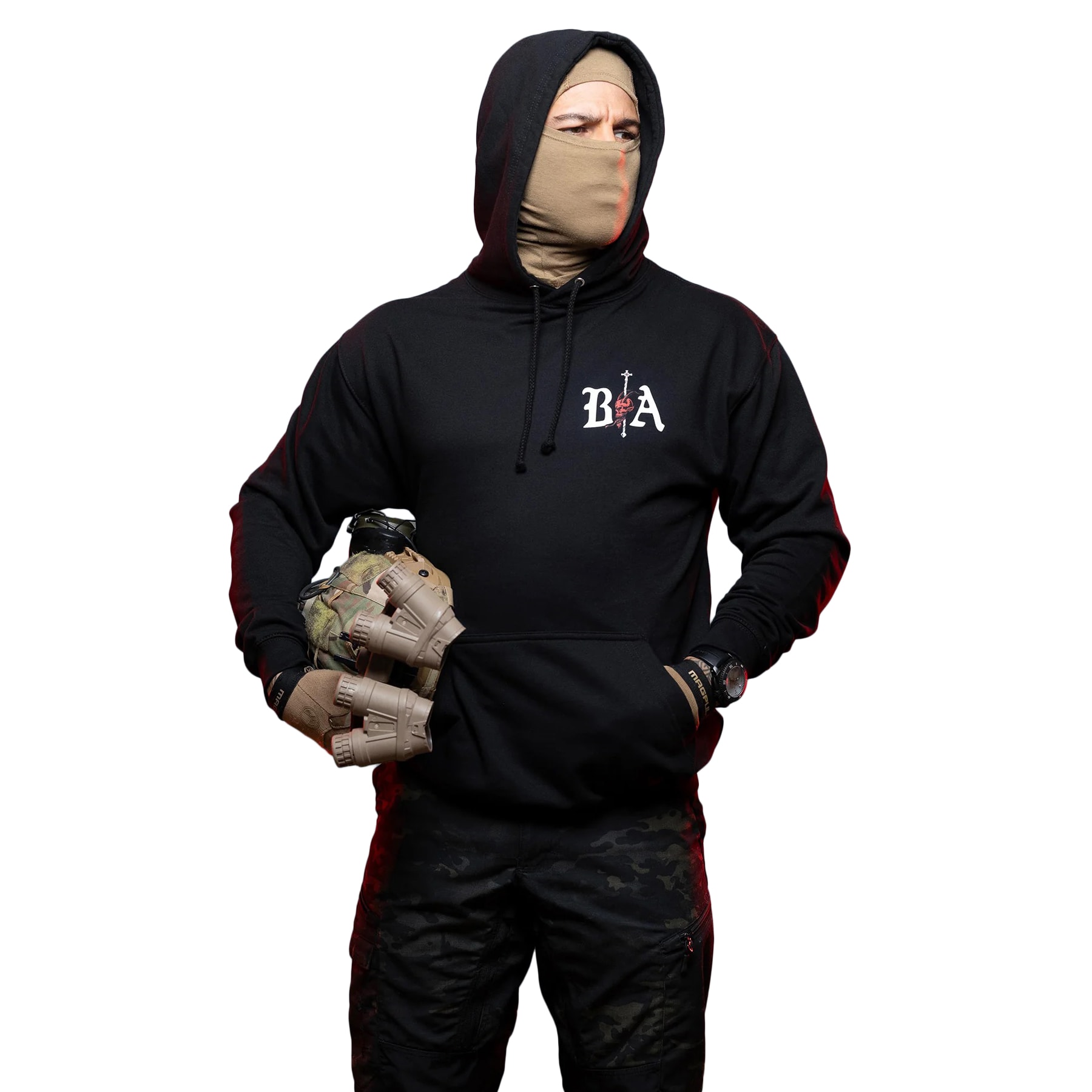 Brothers in Arms Demons Hoodie Sweatshirt - Black