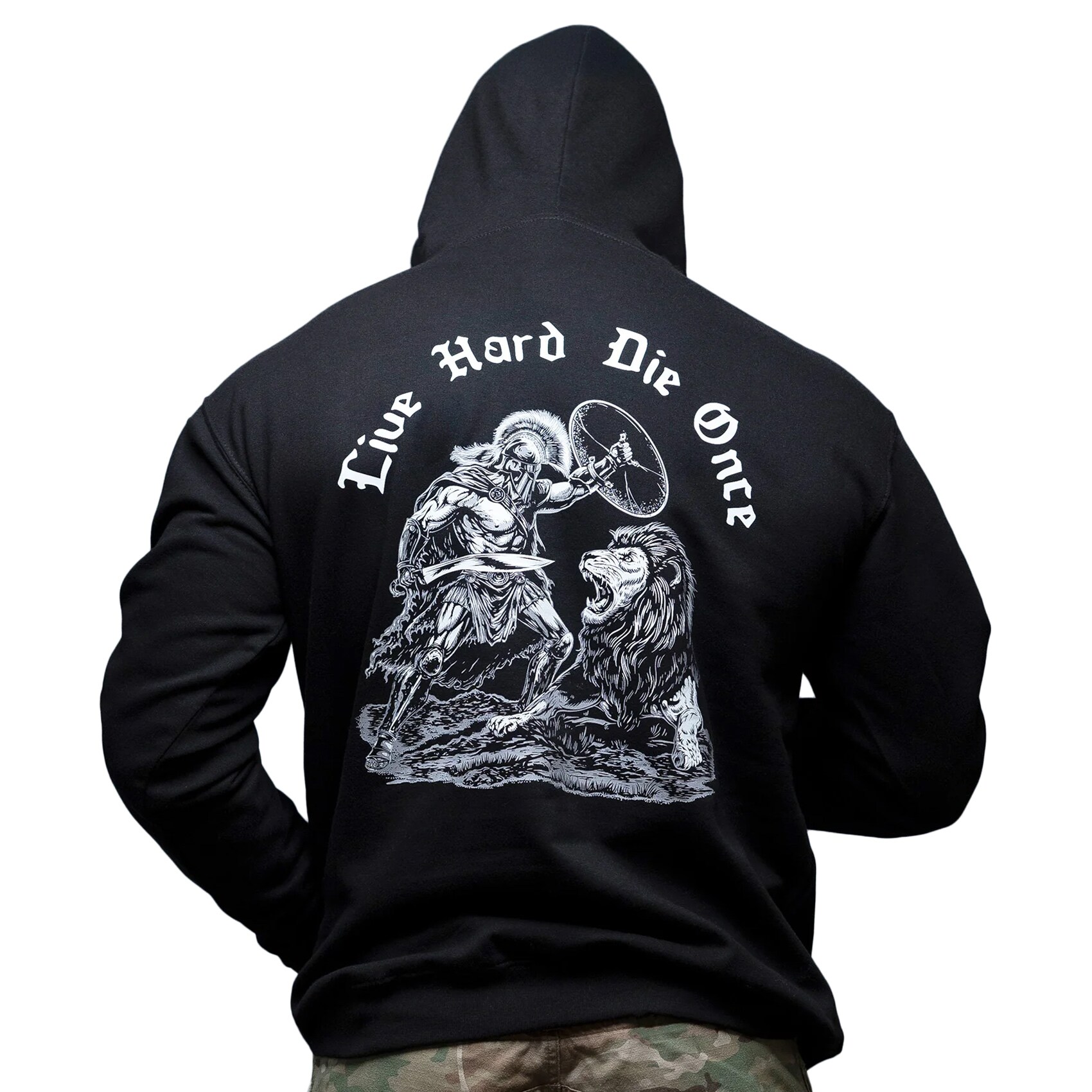 Brothers in Arms Die Once Hoodie - Black