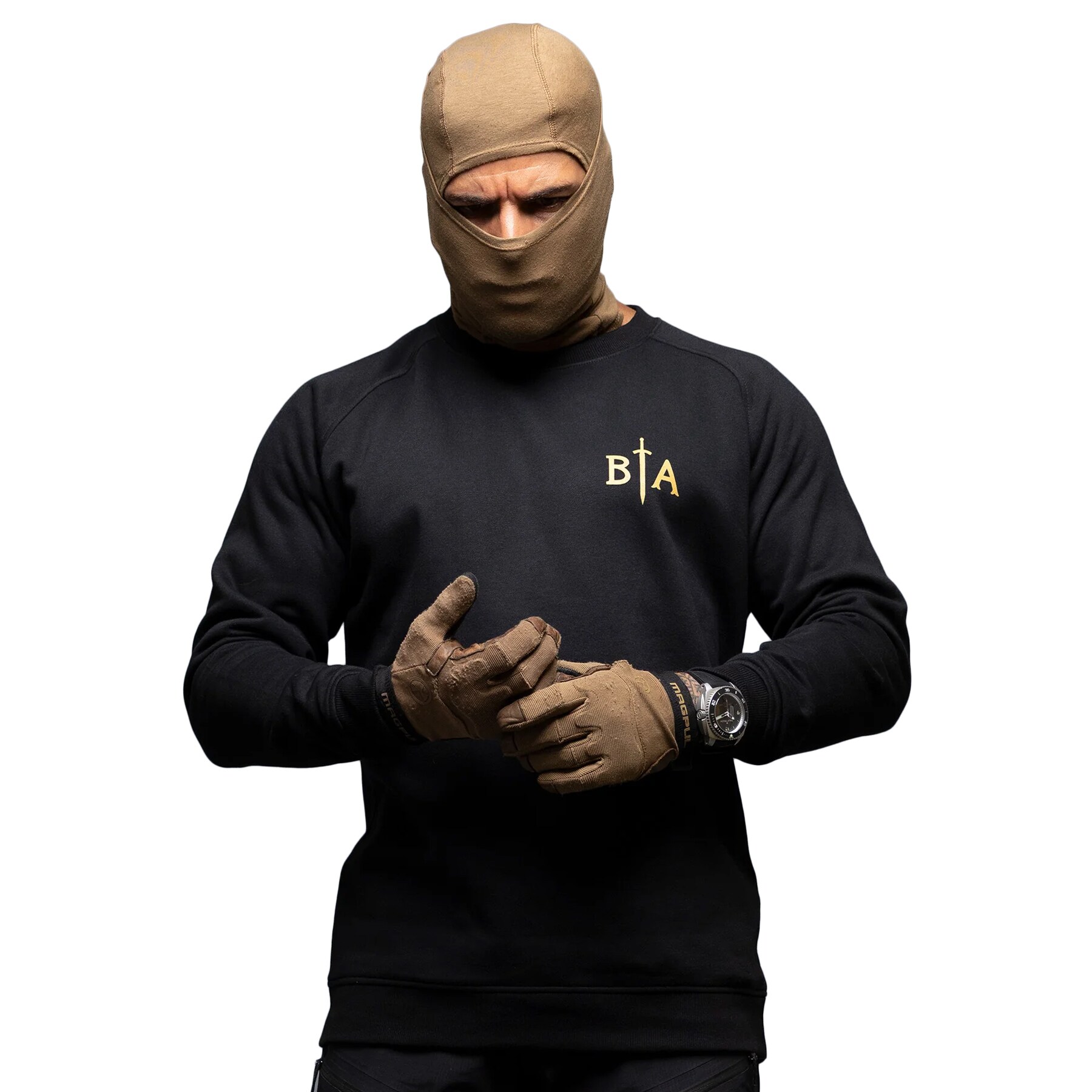 Brothers in Arms No Fear Crewneck Sweatshirt - Black