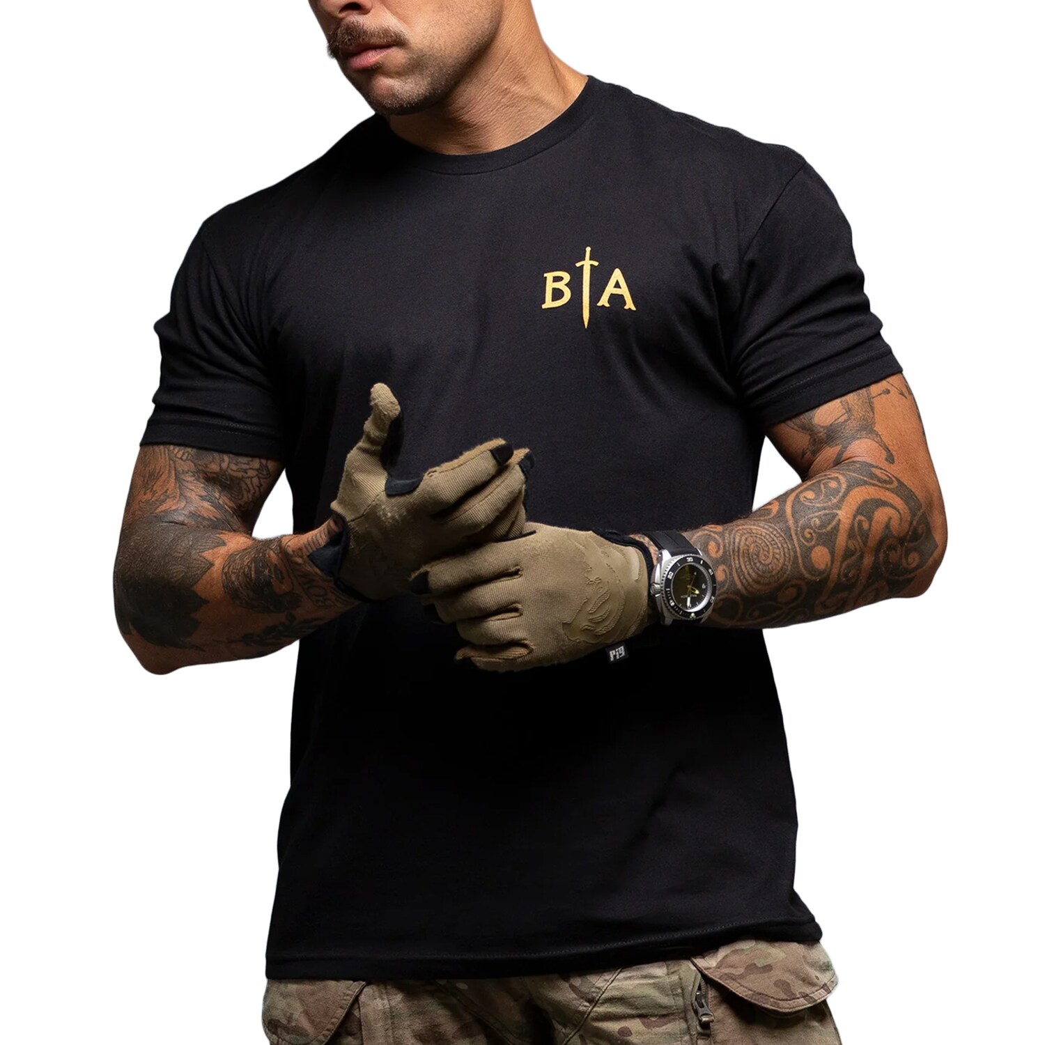 Brothers In Arms No Fear T-Shirt - Black