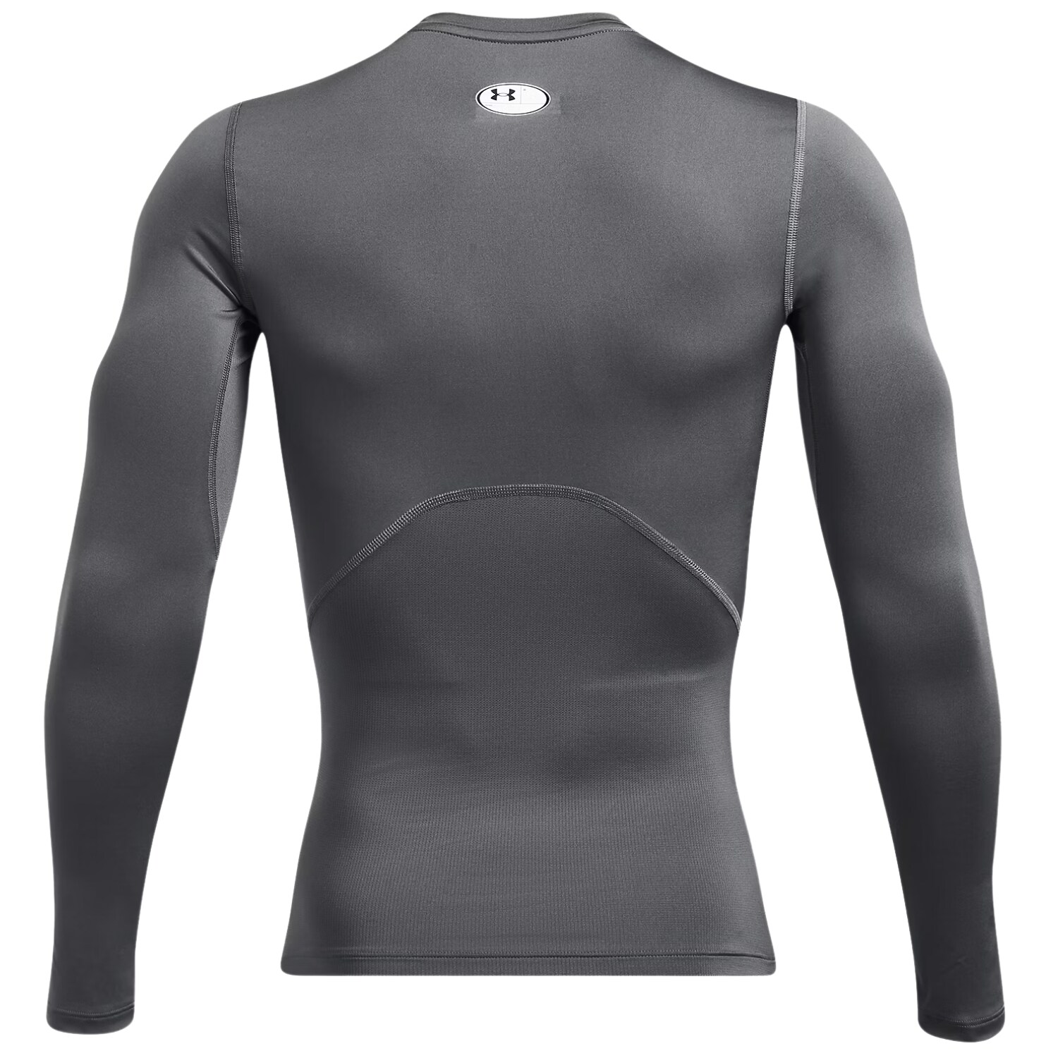 Under Armour HeatGear Compression Thermal Shirt - Castlerock/White