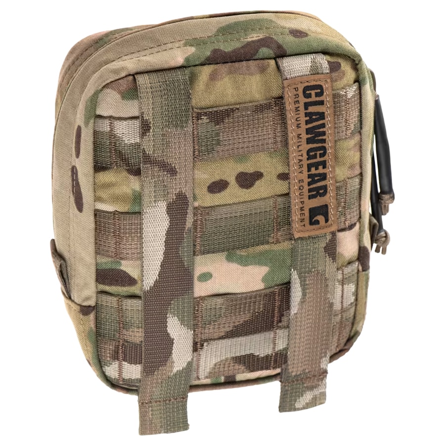 Clawgear Medium Vertical Utility Pouch Zipped Core Pocket - MultiCam