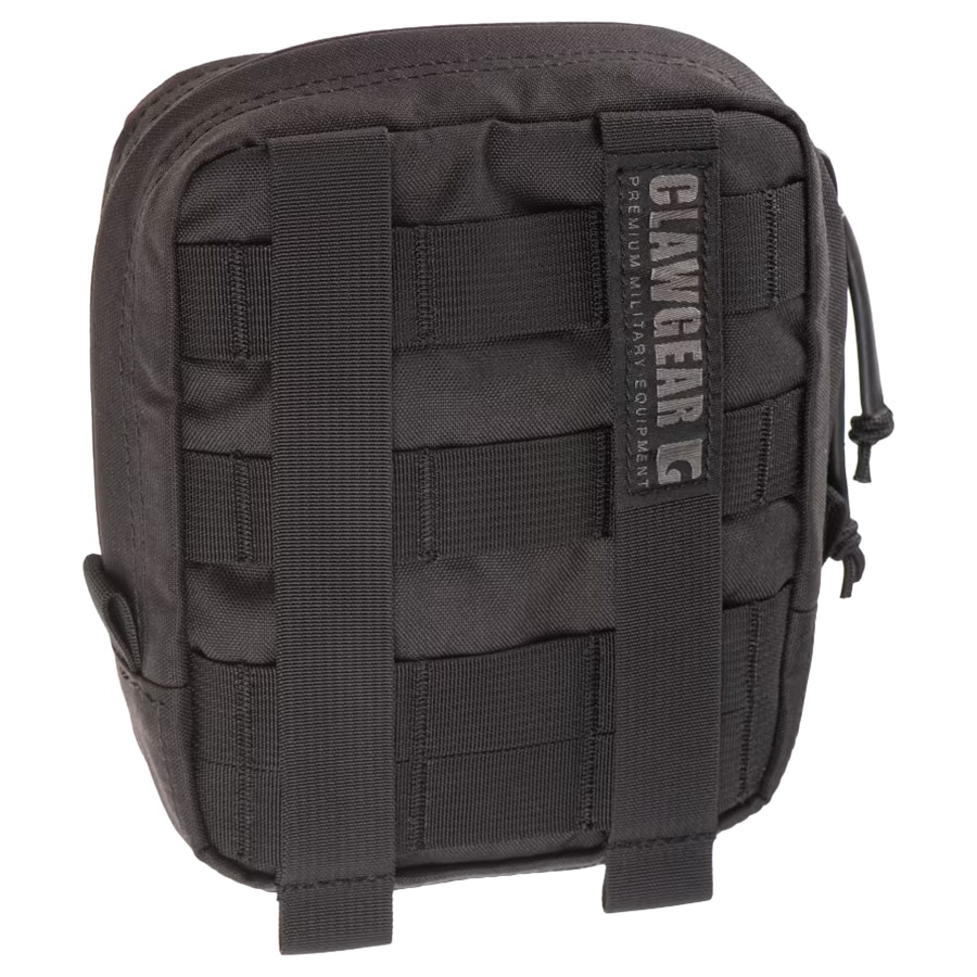 Clawgear Medium Vertical Utility Pouch Zipped Core Pocket - Black