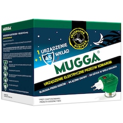 Mugga electro-fumigator + Praletrin 1.2% cartridge for 45 nights - 35 ml