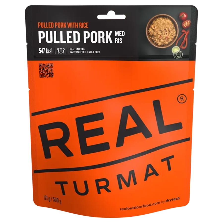 Real Turmat Freeze-Dried Meal Pulled Pork with Rice 121 g/547 kcal