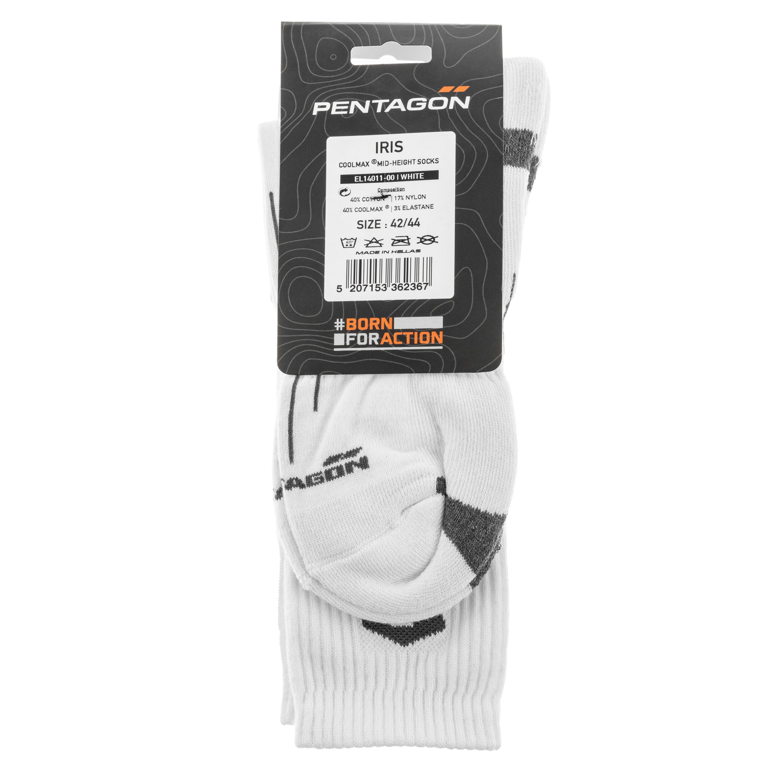 Pentagon Iris Coolmax Socks - White