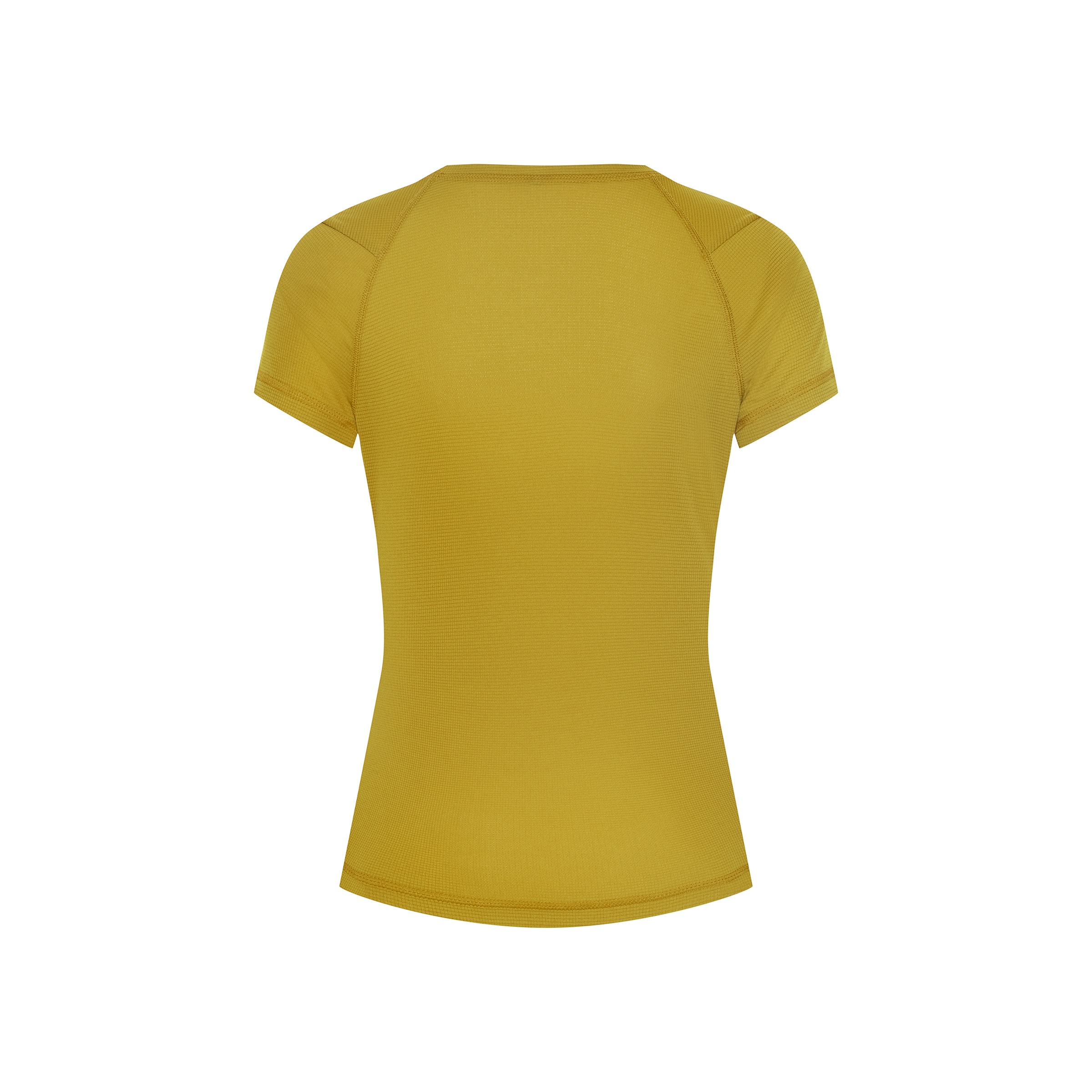 Fjord Nansen RIX Short Sleeve women's thermoactive shirt - Amber Yellow