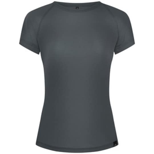 Women's thermoactive shirt Fjord Nansen RIX Short Sleeve- Rocky Gray