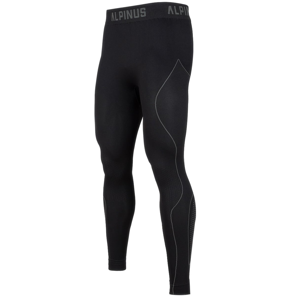 Alpinus Active Base Layer Men's Thermoactive Leggings - Black