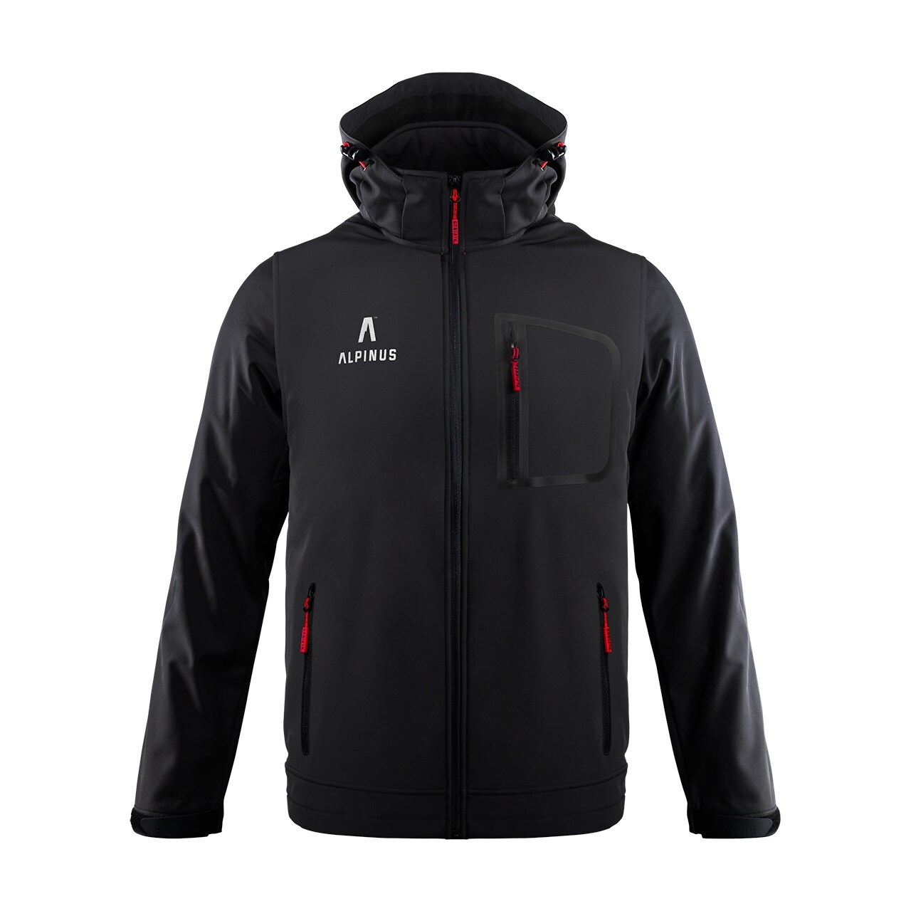 Alpinus Softshell Stenshuvud Jacket - Black