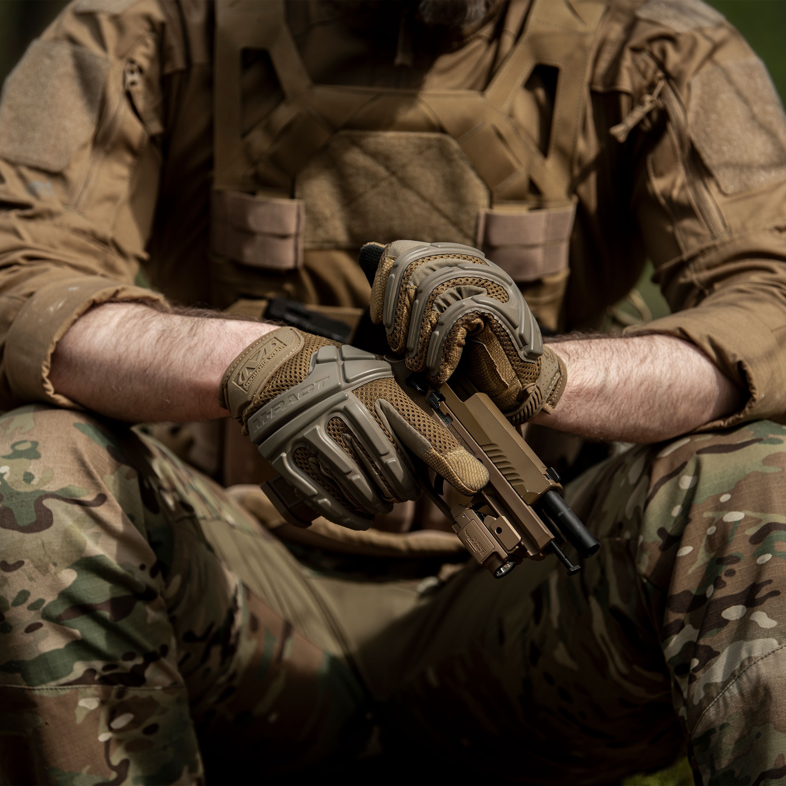 Mechanix Wear Arid M-Pact Tactical Gloves Coyote 