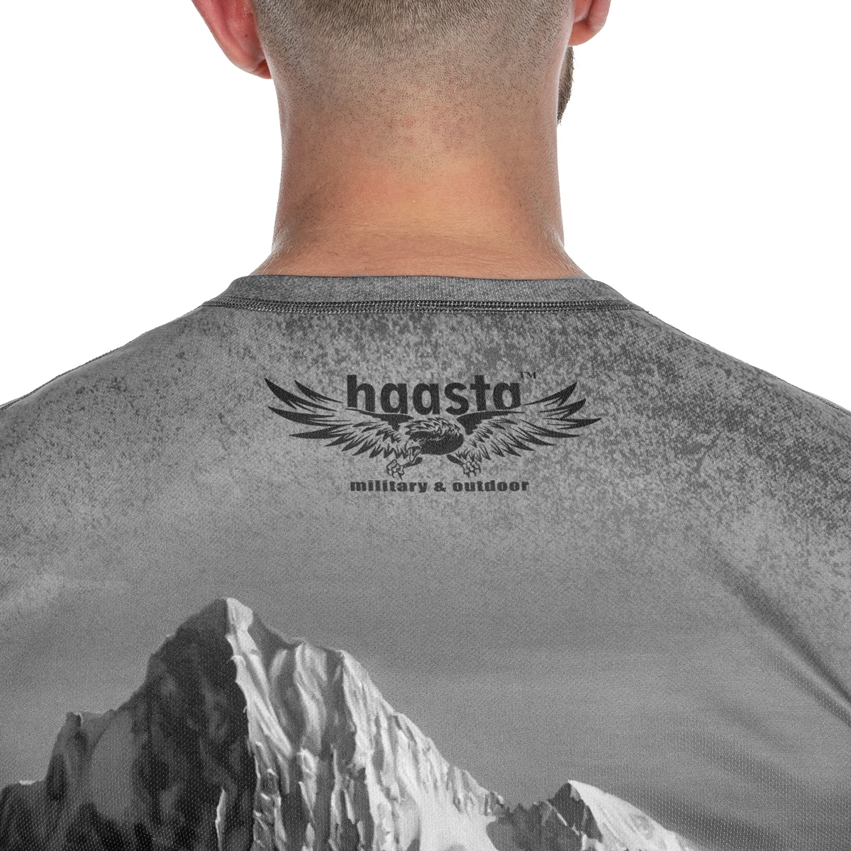 Haasta Wolf Thermal T-shirt - Grey