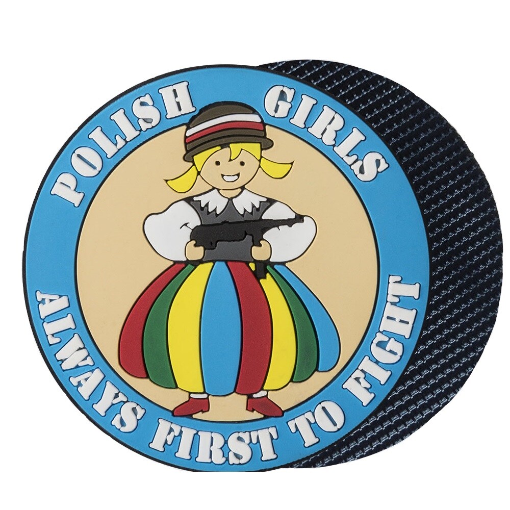 Helikon Polish Girls PVC Morale Patch - Blue