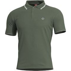 Pentagon Aniketos Stripes Polo Shirt - Camo Green
