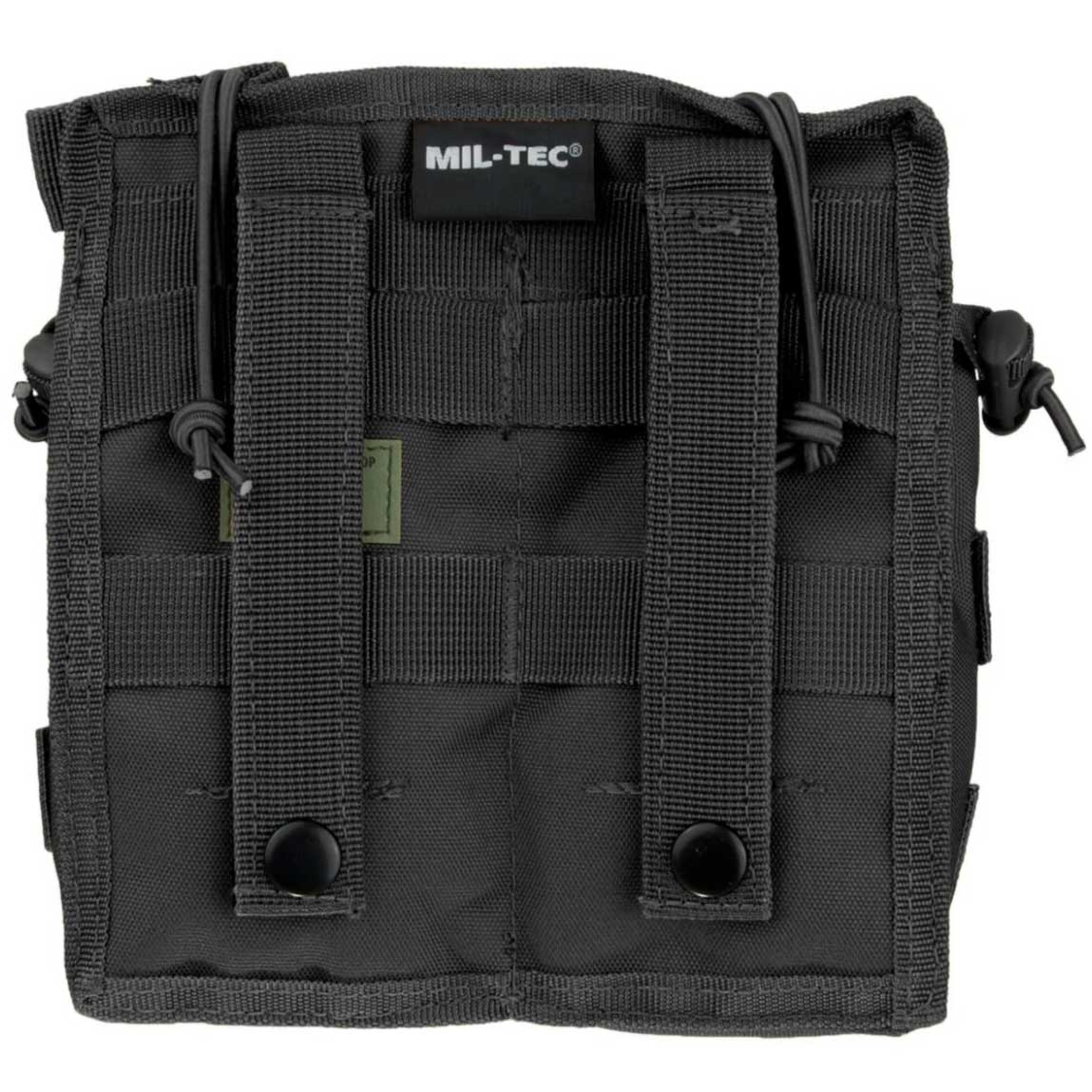 Mil-Tec Double Open Top Magazine Pouch Black