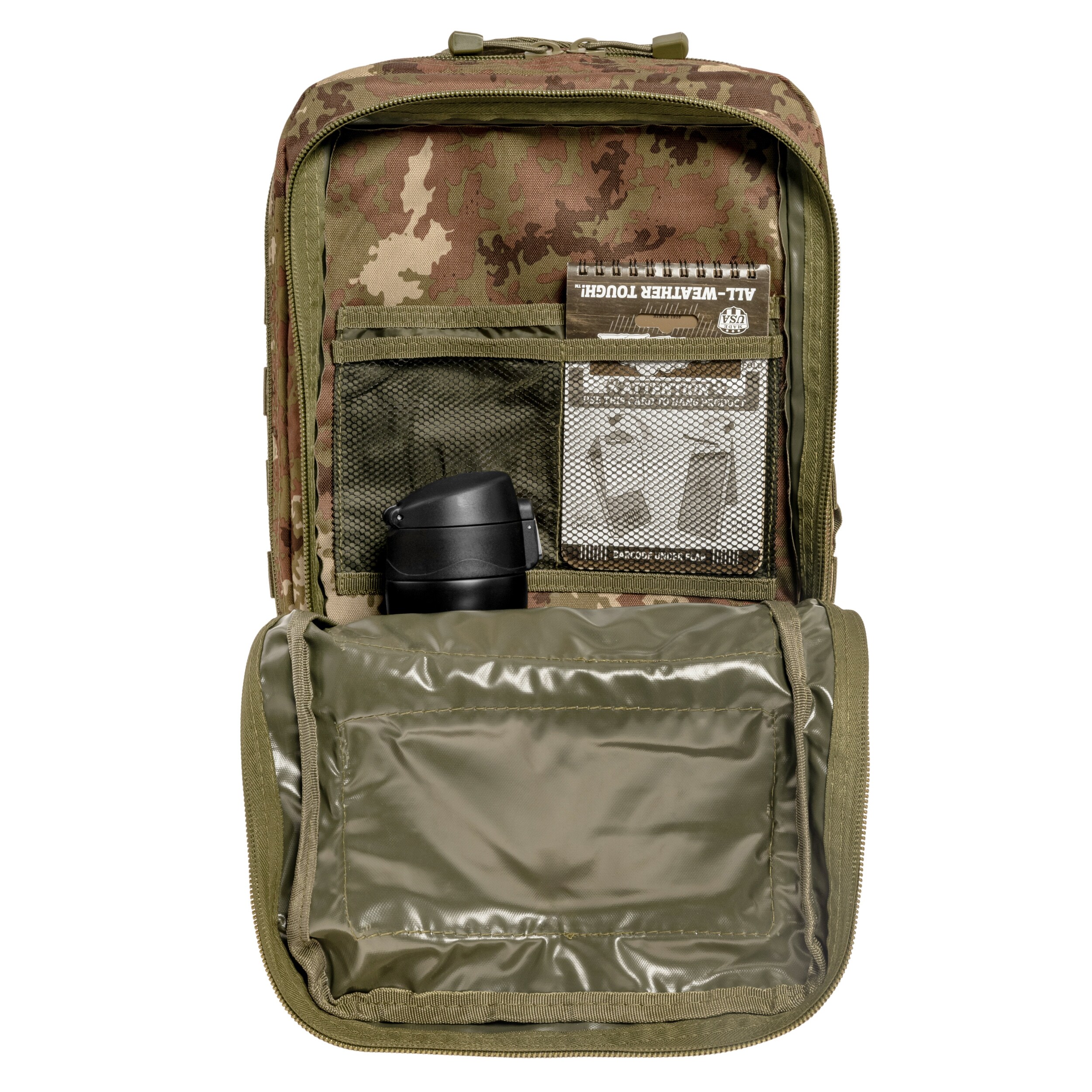 Mil-Tec Assault Pack Large Backpack 36 l - Vegetato