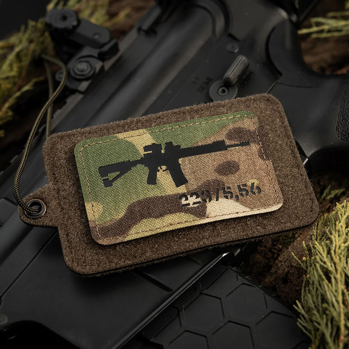 M-Tac AR-15 223 / 5,56 Laser Cut Patch - Multicam / Black