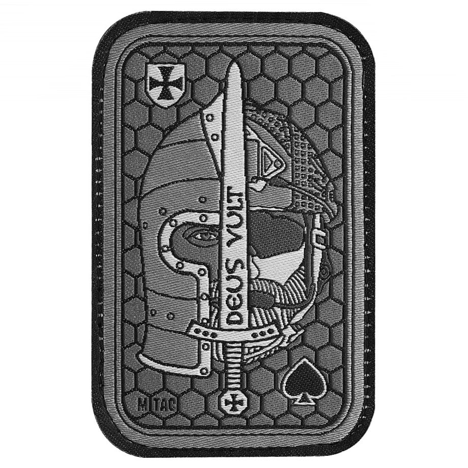 M-Tac Deus Vult Ace Gray Patch