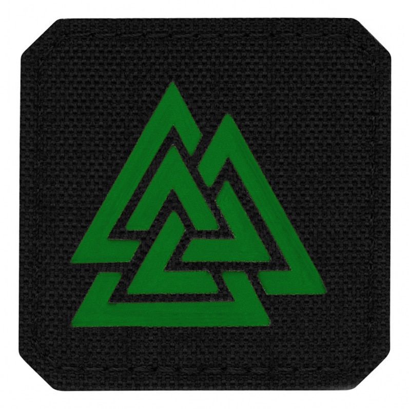 M-Tac Valknut Laser Cut Fluorescent Patch - Black