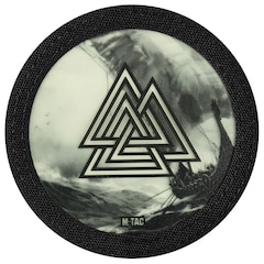 M-Tac Valknut Drakkar Fluorescent Patch - Black
