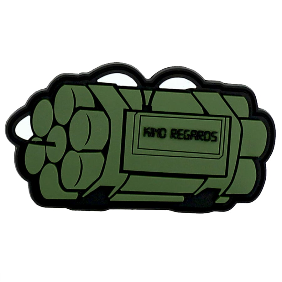 101 Inc. 3D Patch Kind Regards - Green