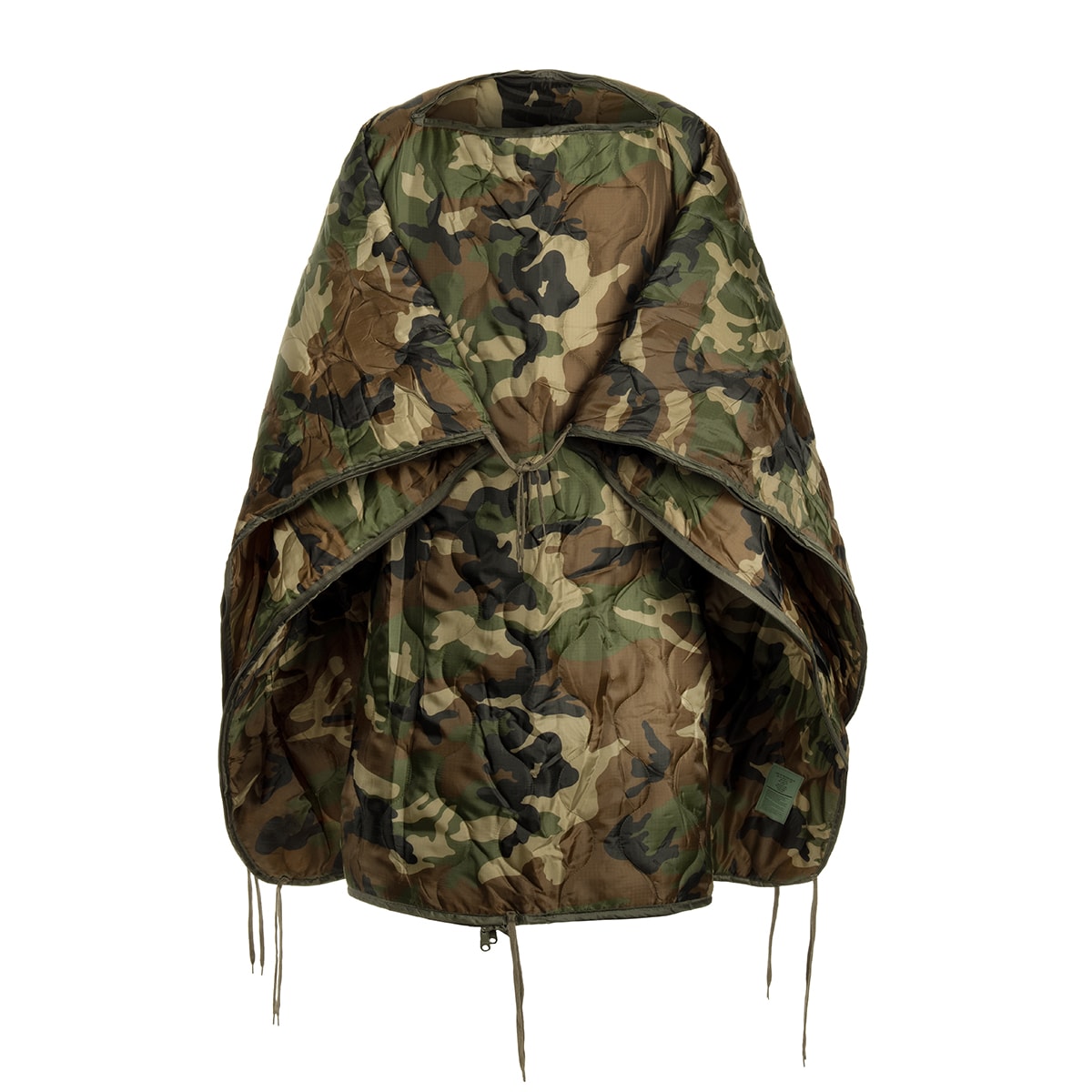 Mil-Tec Multifunction Poncho Liner - Woodland