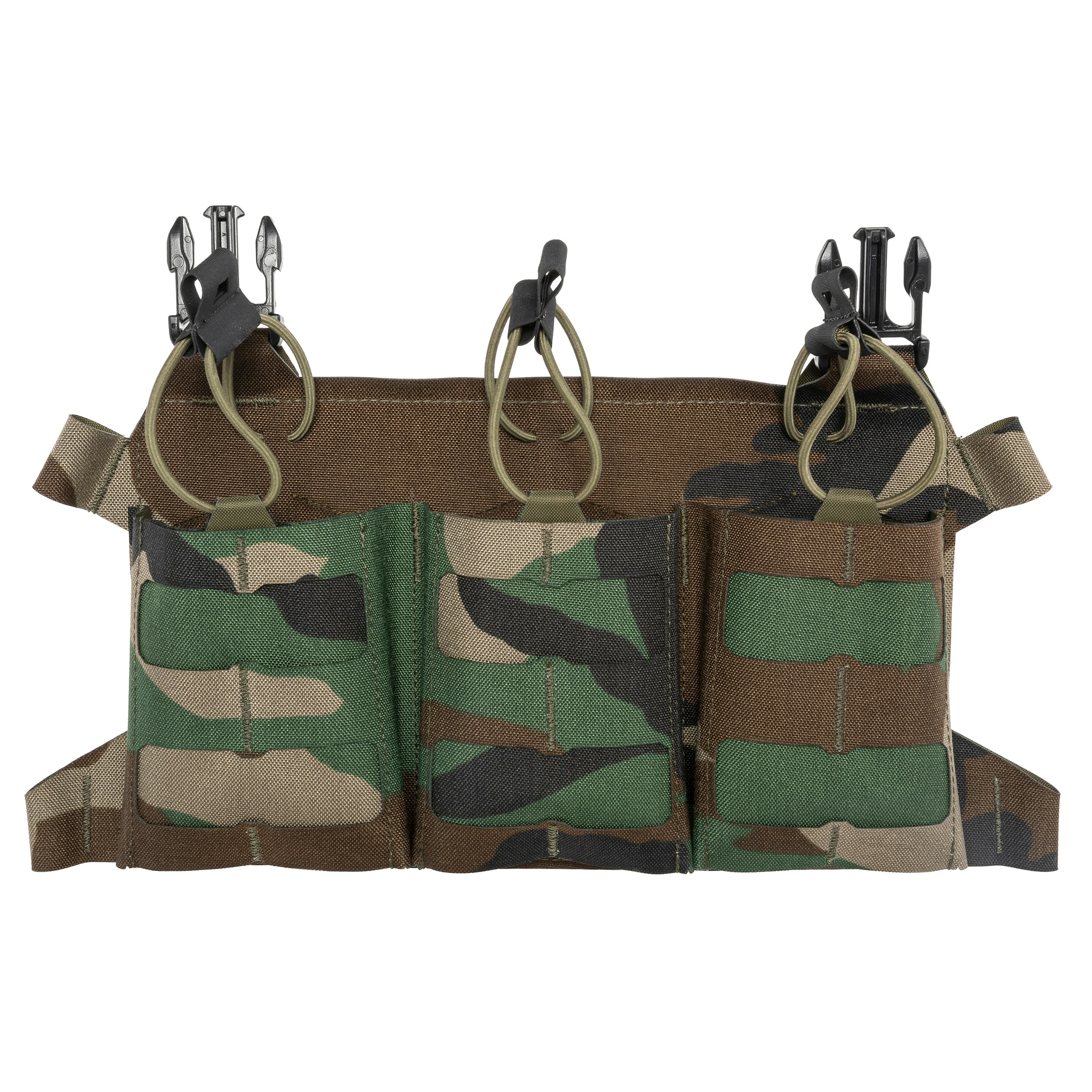 Direct Action Skeletonized Triple 308 Flap Pouch - Woodland