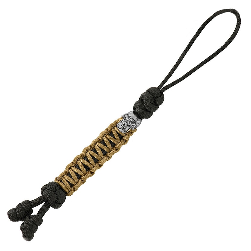 M-Tac Loopy Snake Skull Pendant - Black/Coyote