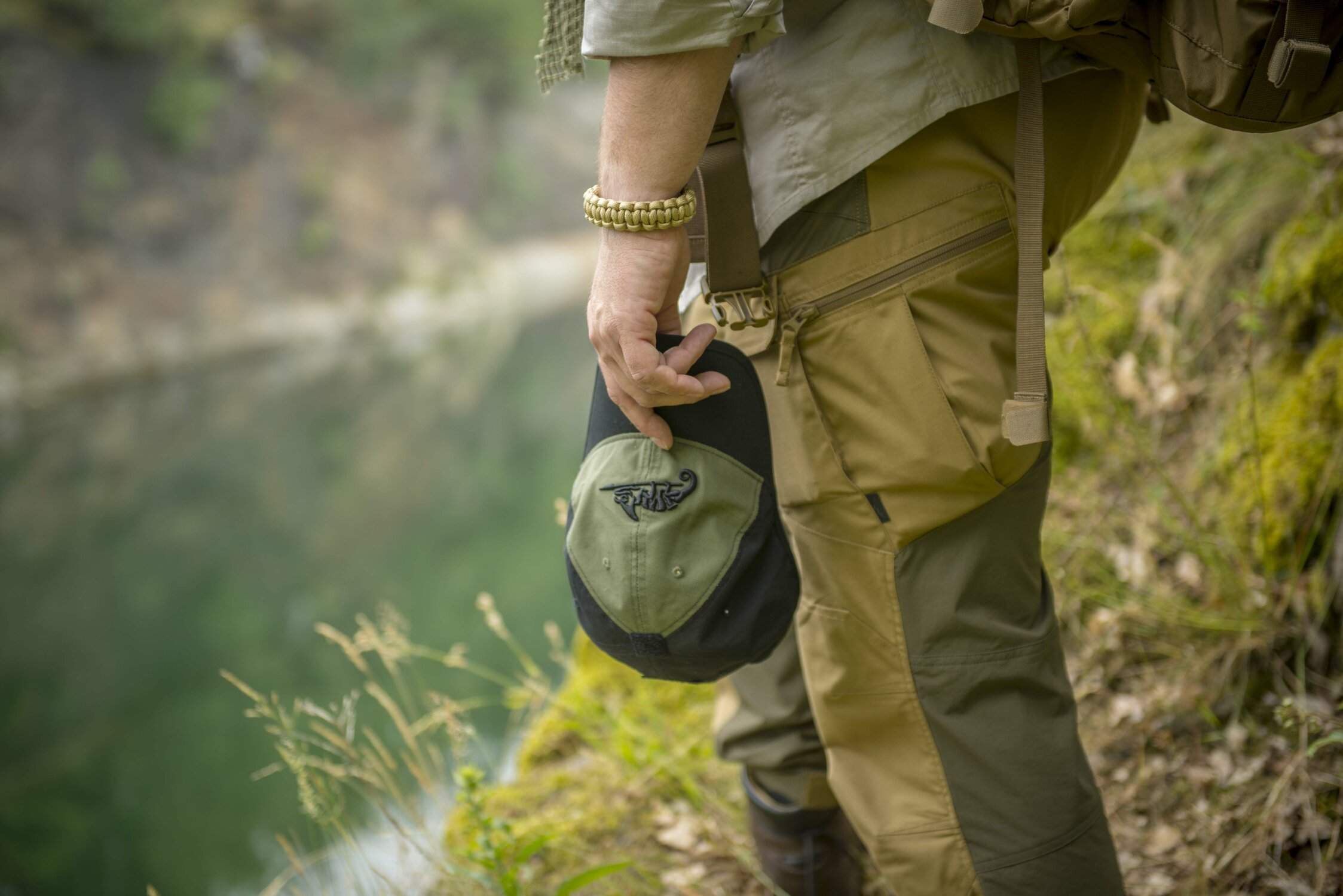 Helikon-Tex Paracord Survival Bracelet with buckle - Coyote