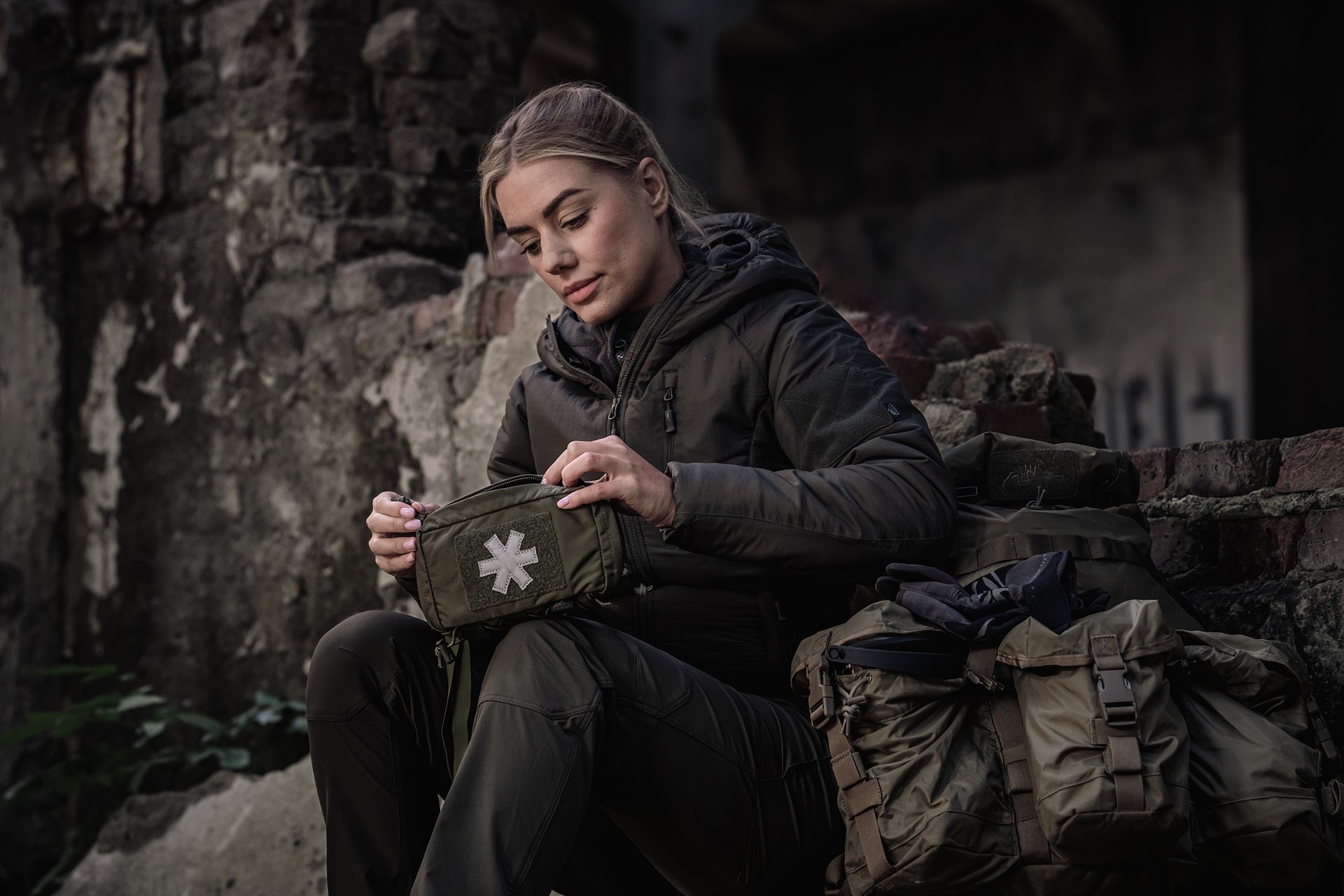 Helikon Modular Individual Med Kit - Olive Green
